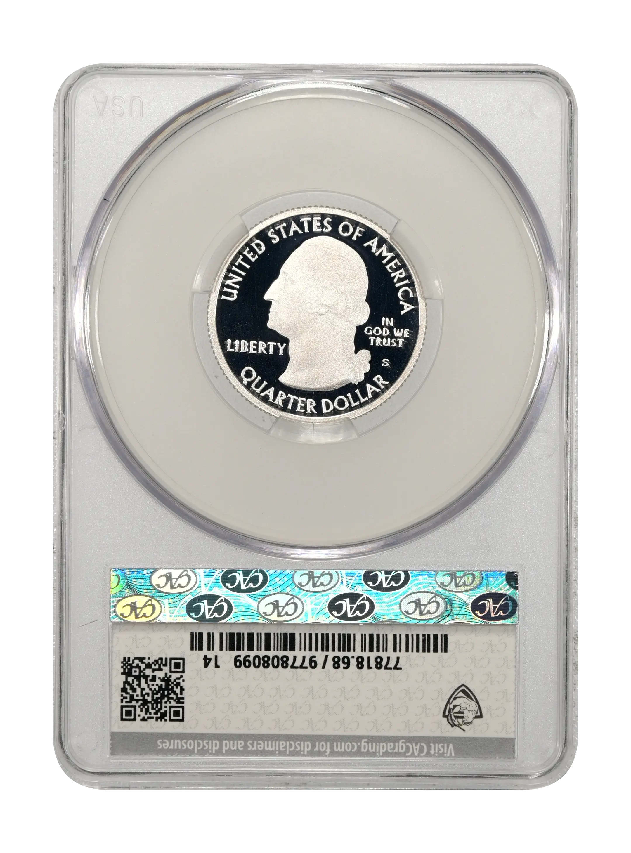 2014-S 25c Arches, Silver PR DCAM thumbnail 7