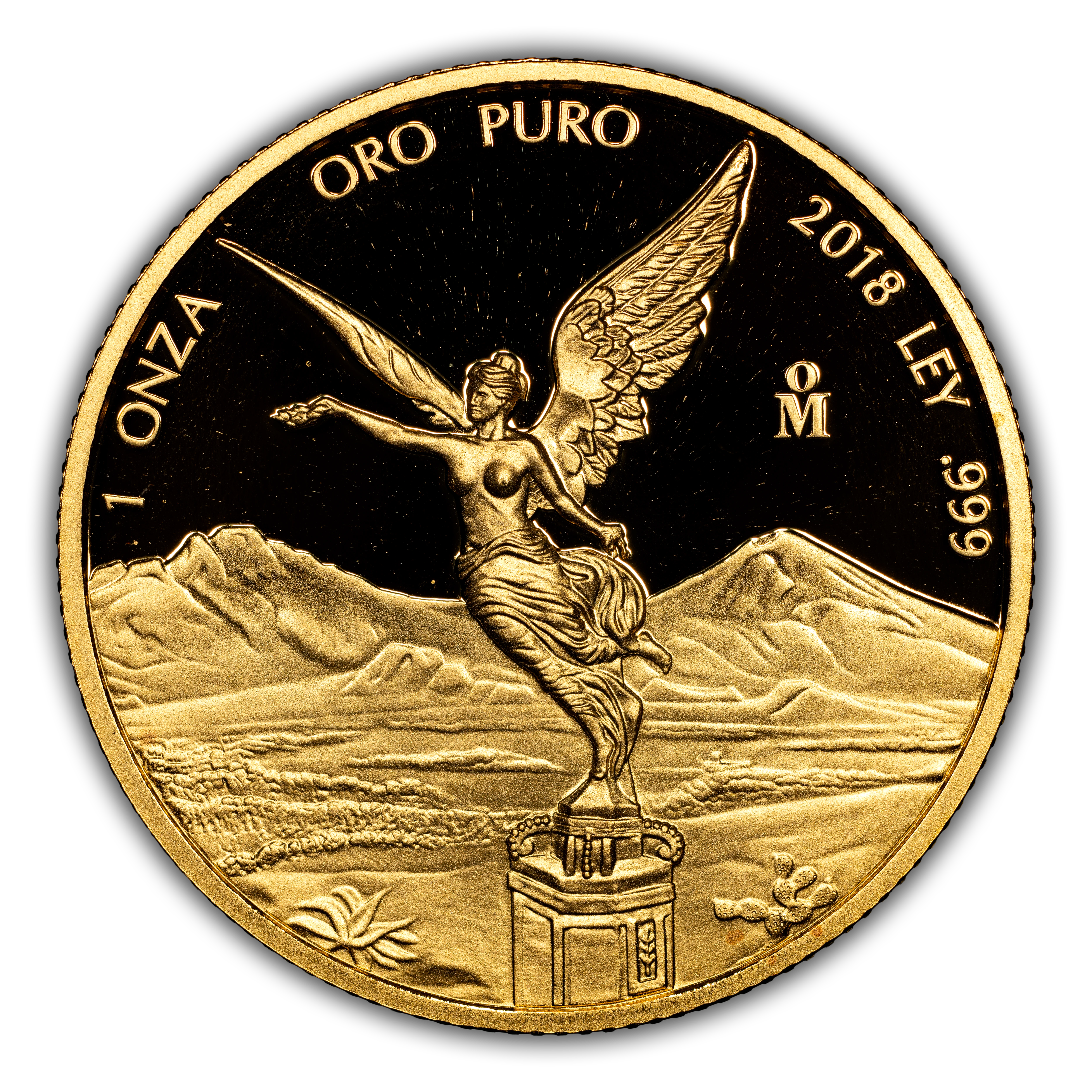 2018-Mo 1 Onza Libertad, Gold PR DCAM