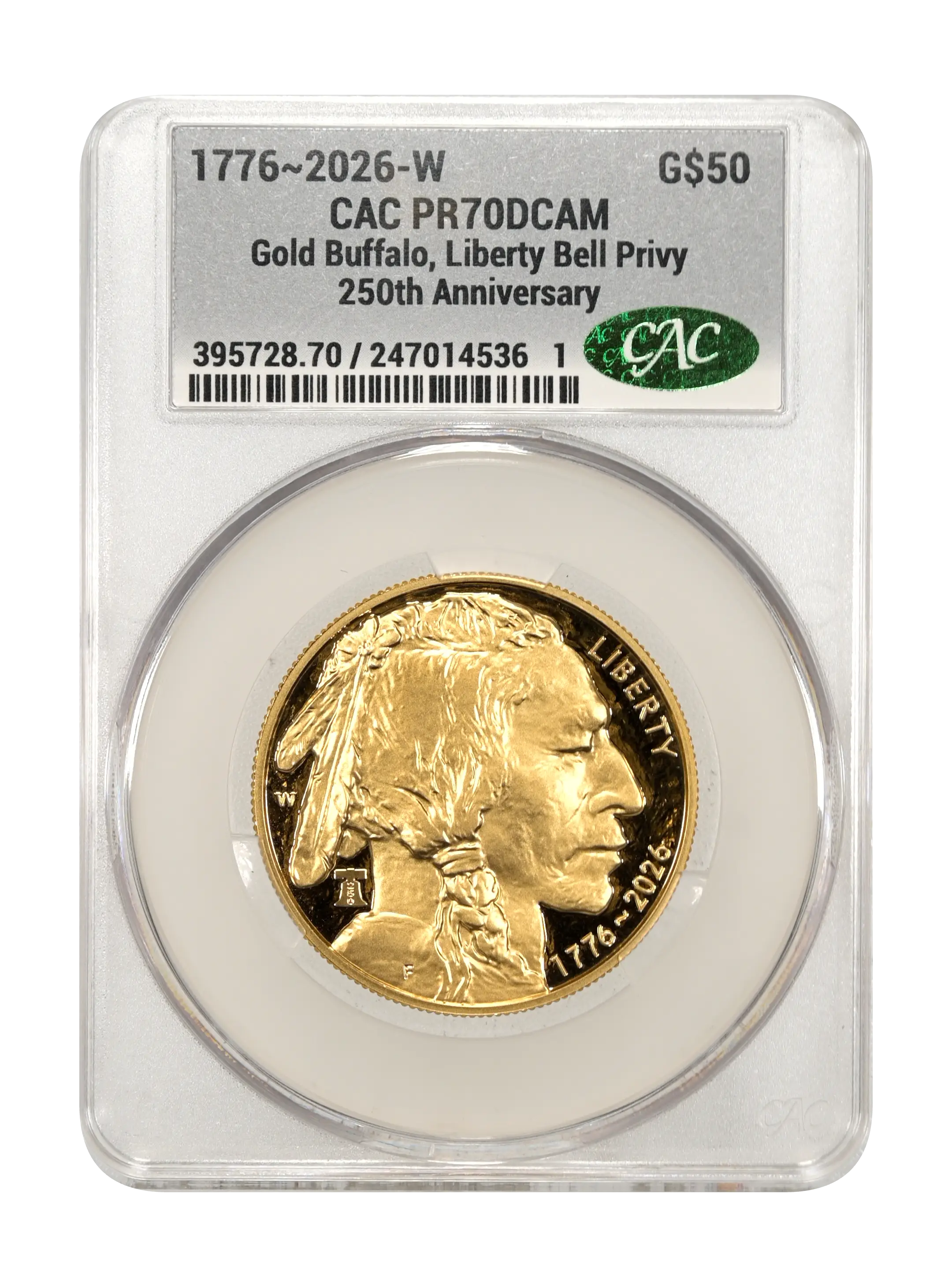 1776~2026-W G$50  Gold Buffalo PR DCAM thumbnail 16