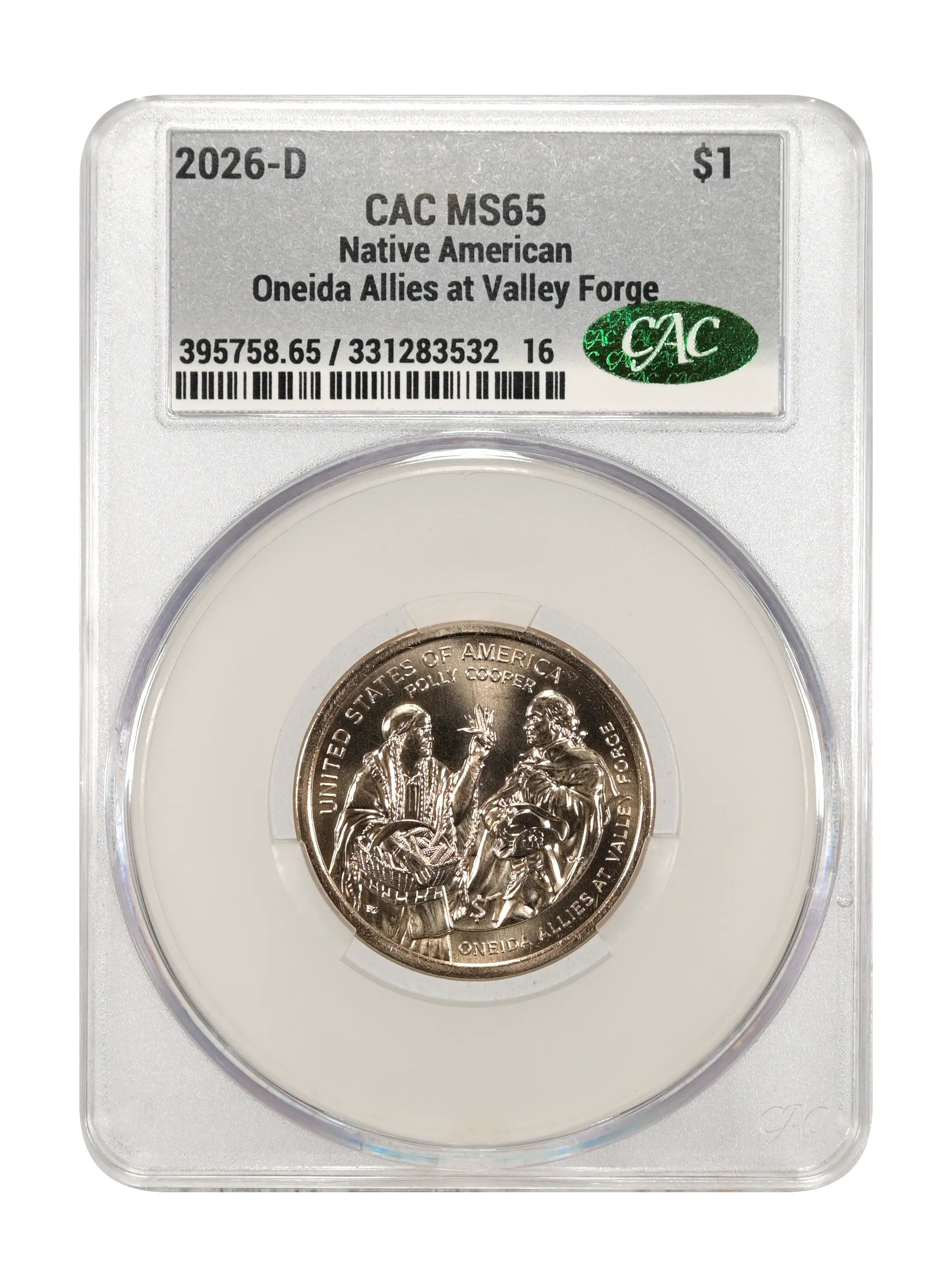 2026-D $1  Native American, Oneida Allies at Valley Forge MS thumbnail 6