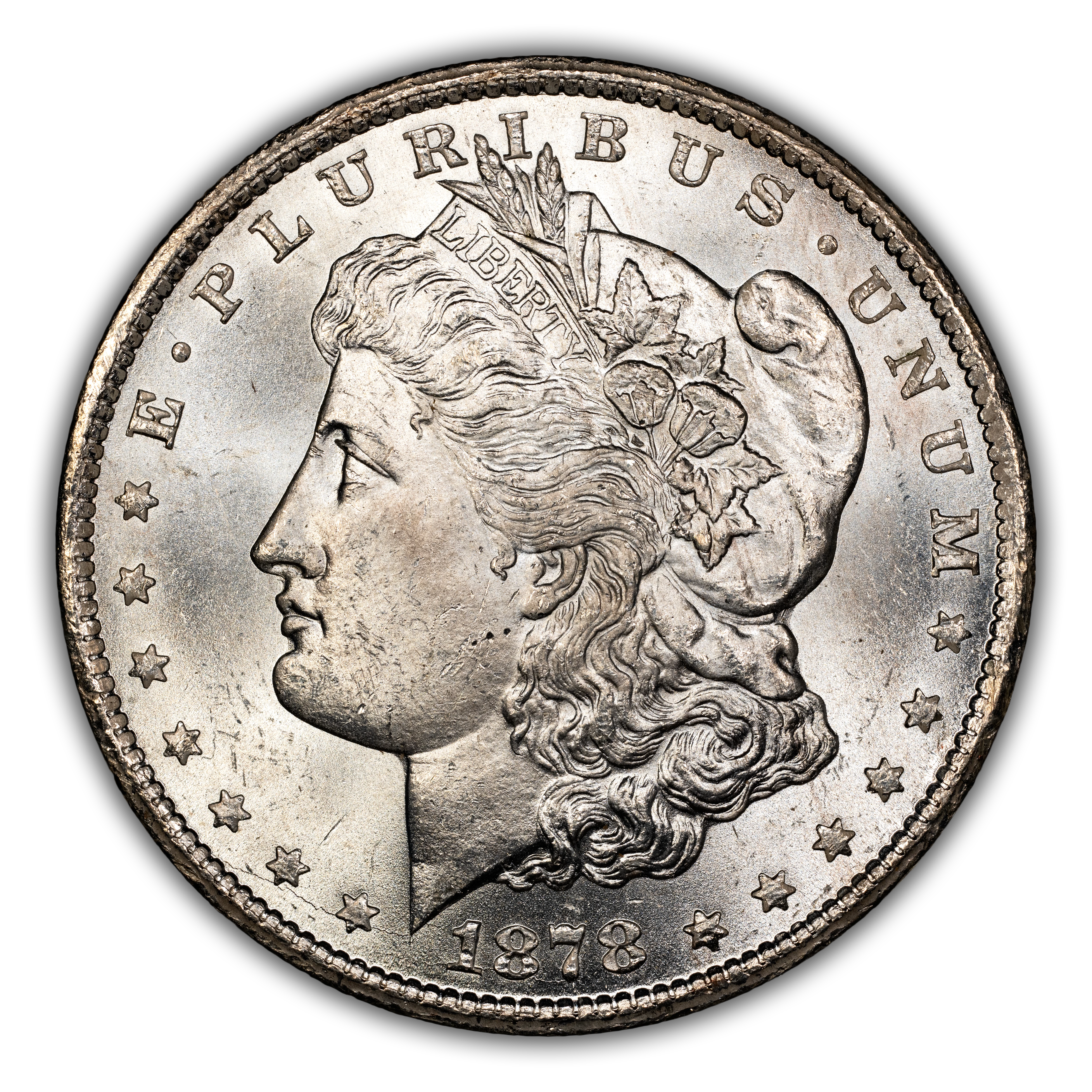 1878-CC $1  Die Chips in CC, VAM-22 MS thumbnail 2