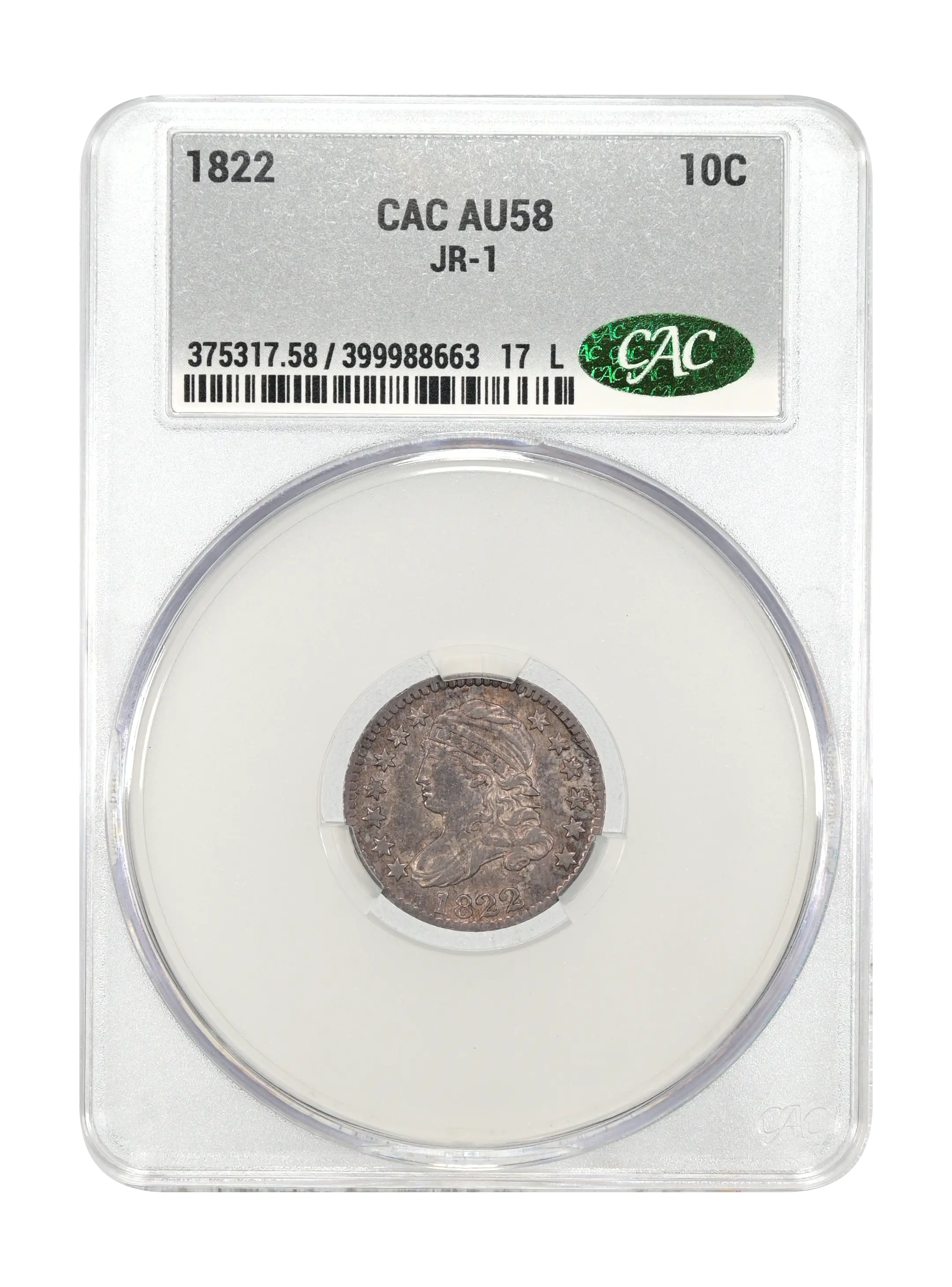 1822 10c JR-1 MS thumbnail 11