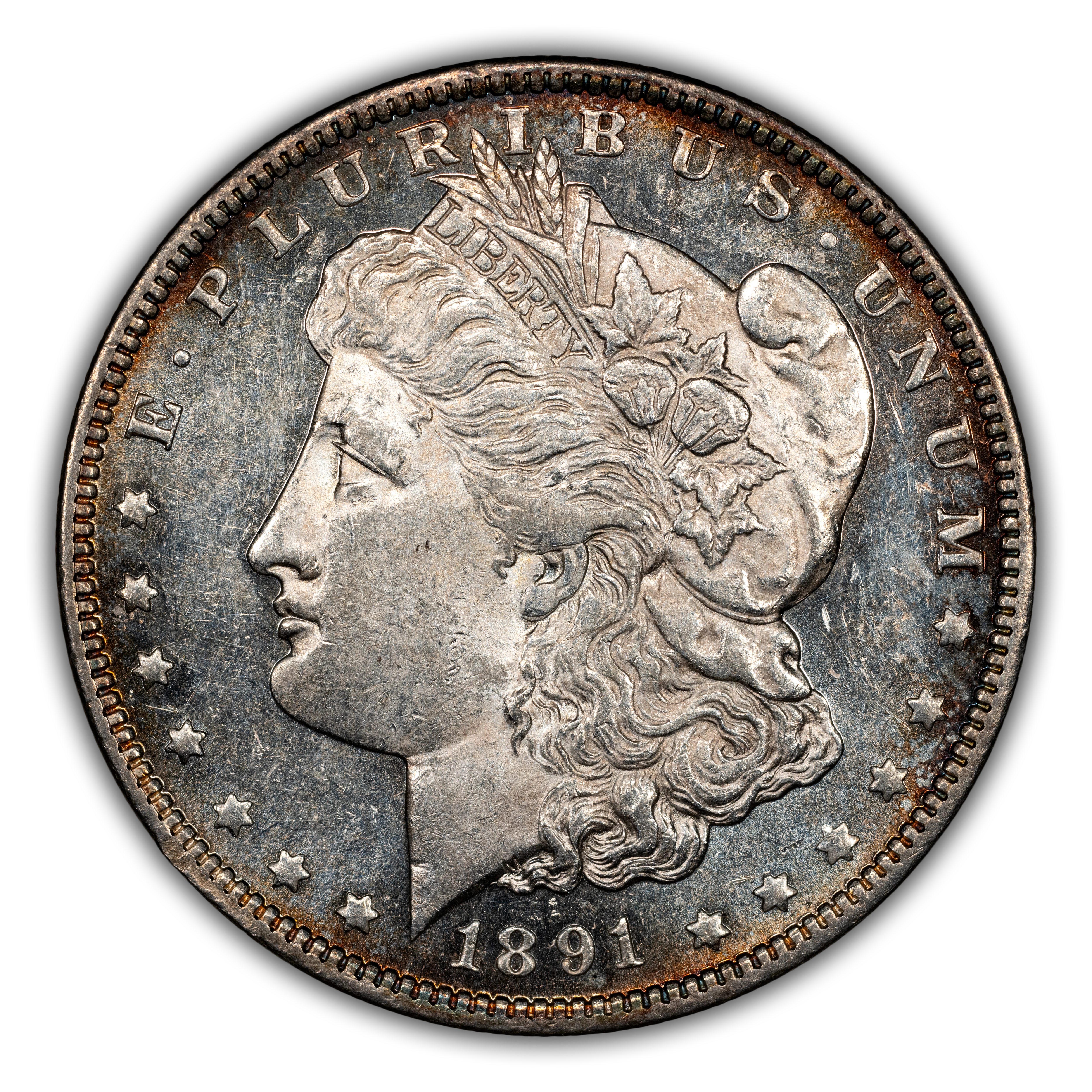 1891 $1 Doubled Ear, VAM-2 MS DMPL