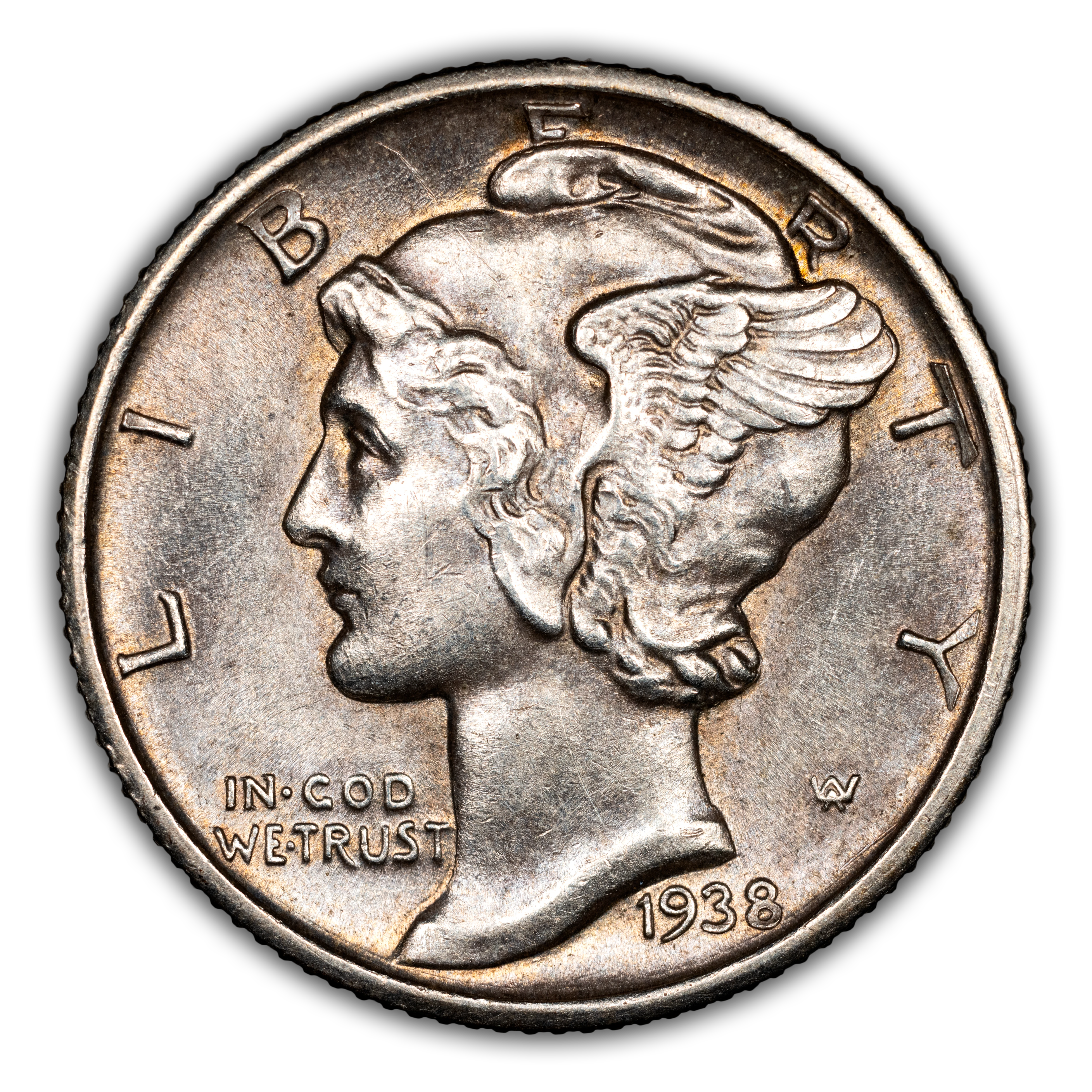 1938-D 10c MS