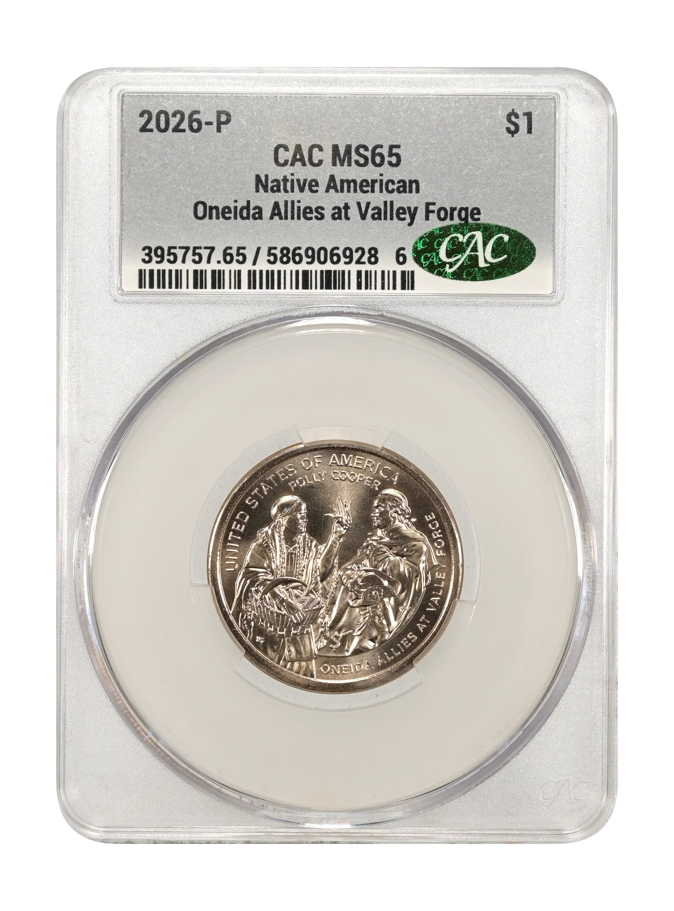 2026-P $1  Native American, Oneida Allies at Valley Forge MS thumbnail 6