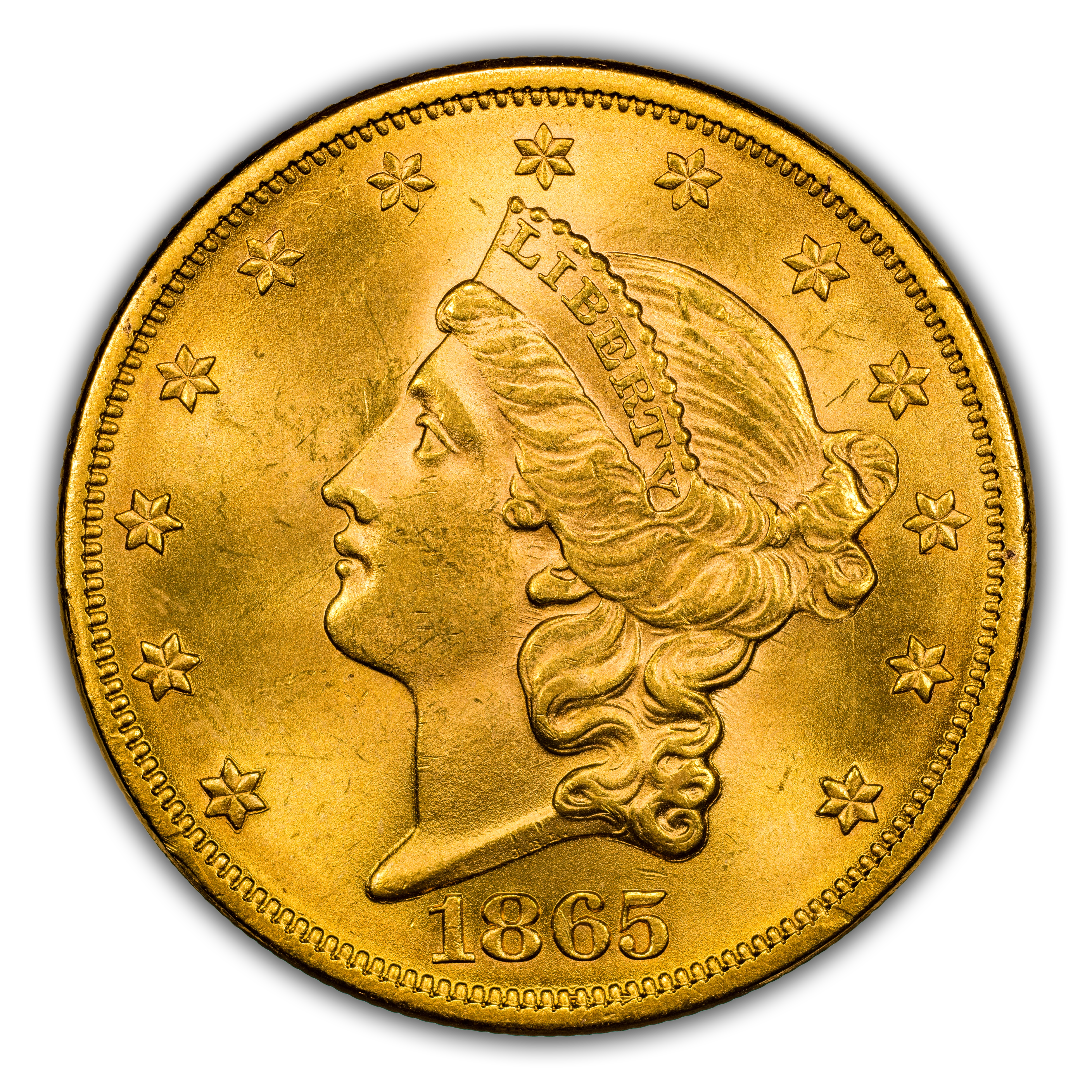 1865 $20 MS
