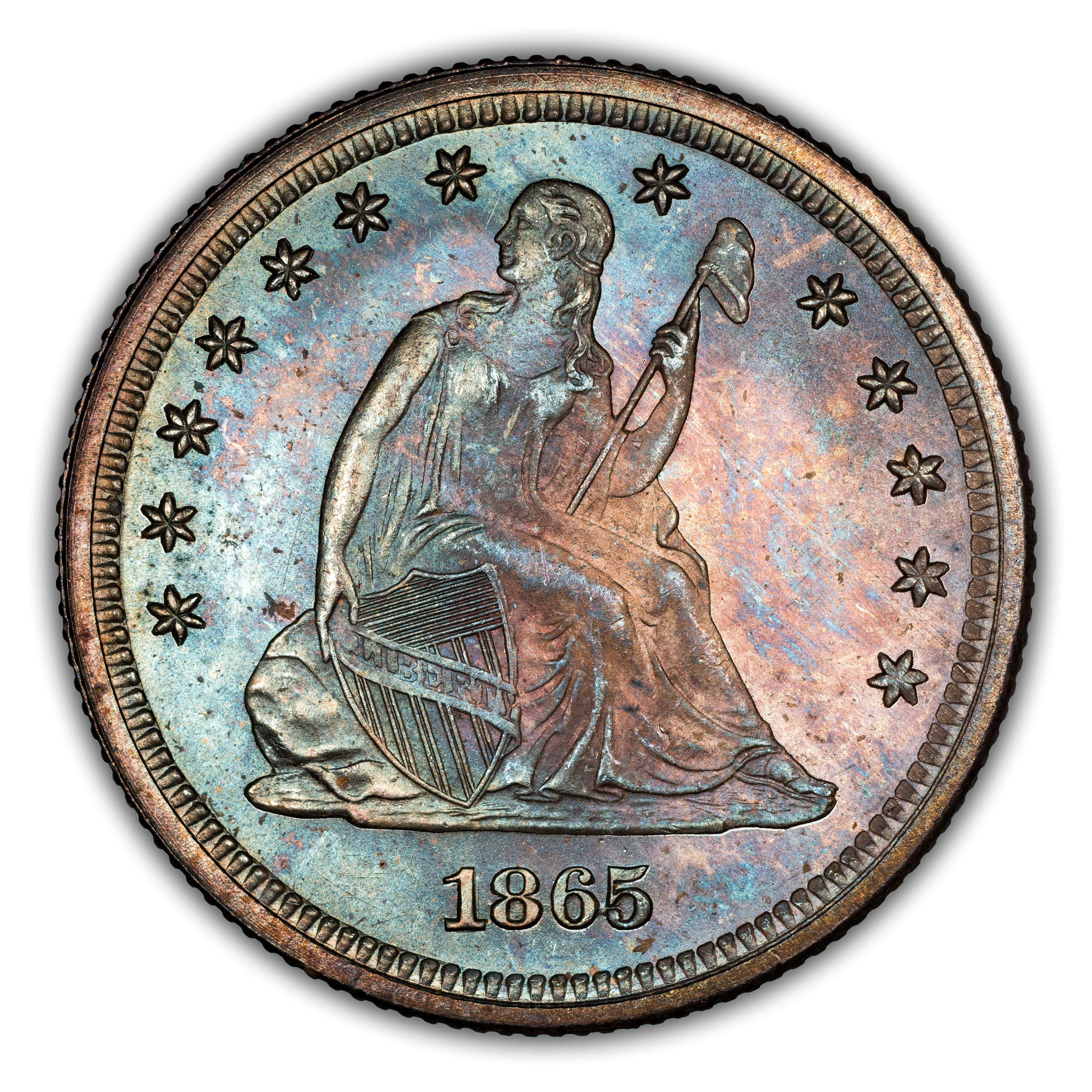 1865 25c MS