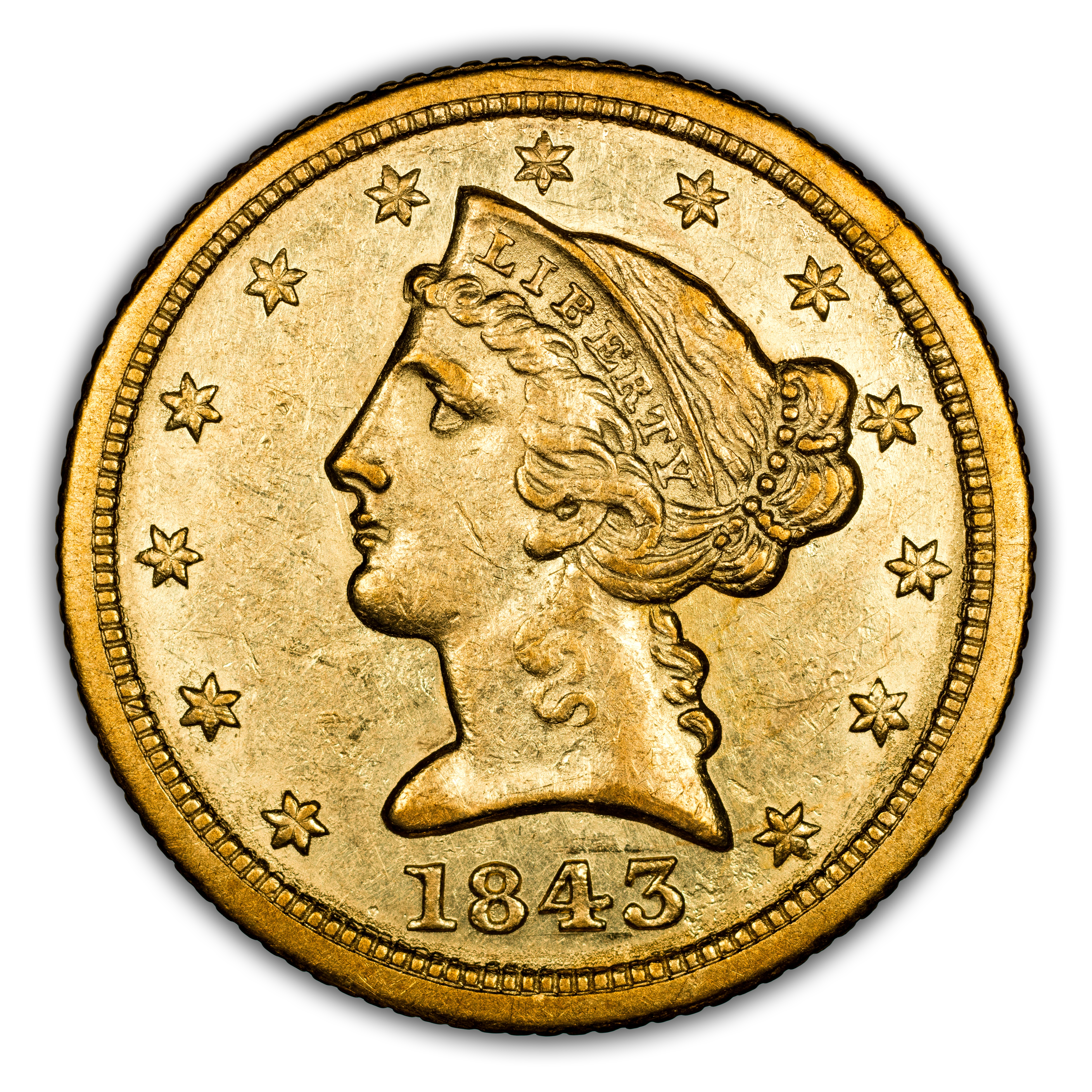 1843-C $5 MS