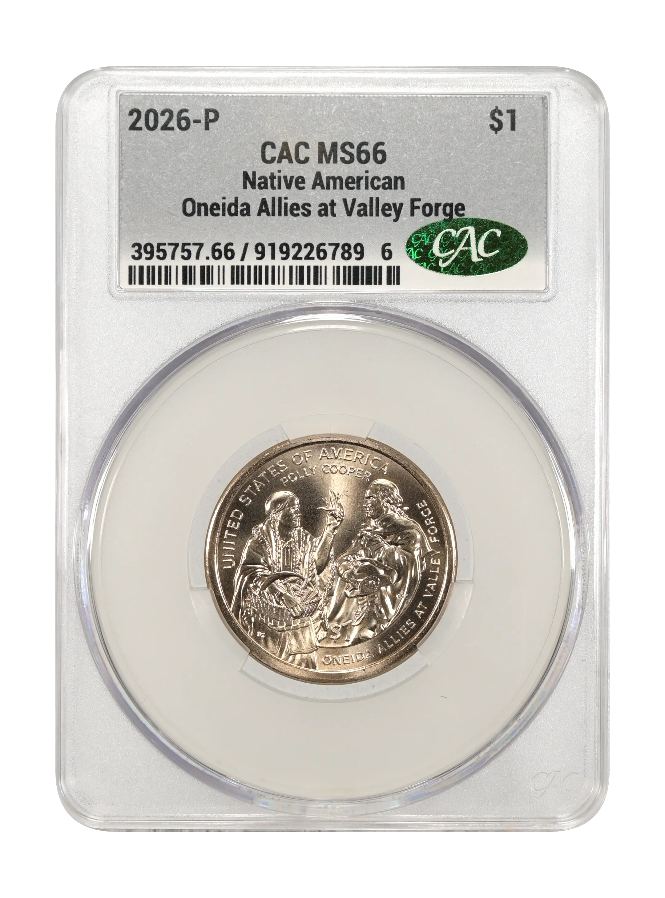 2026-P $1  Native American, Oneida Allies at Valley Forge MS thumbnail 7