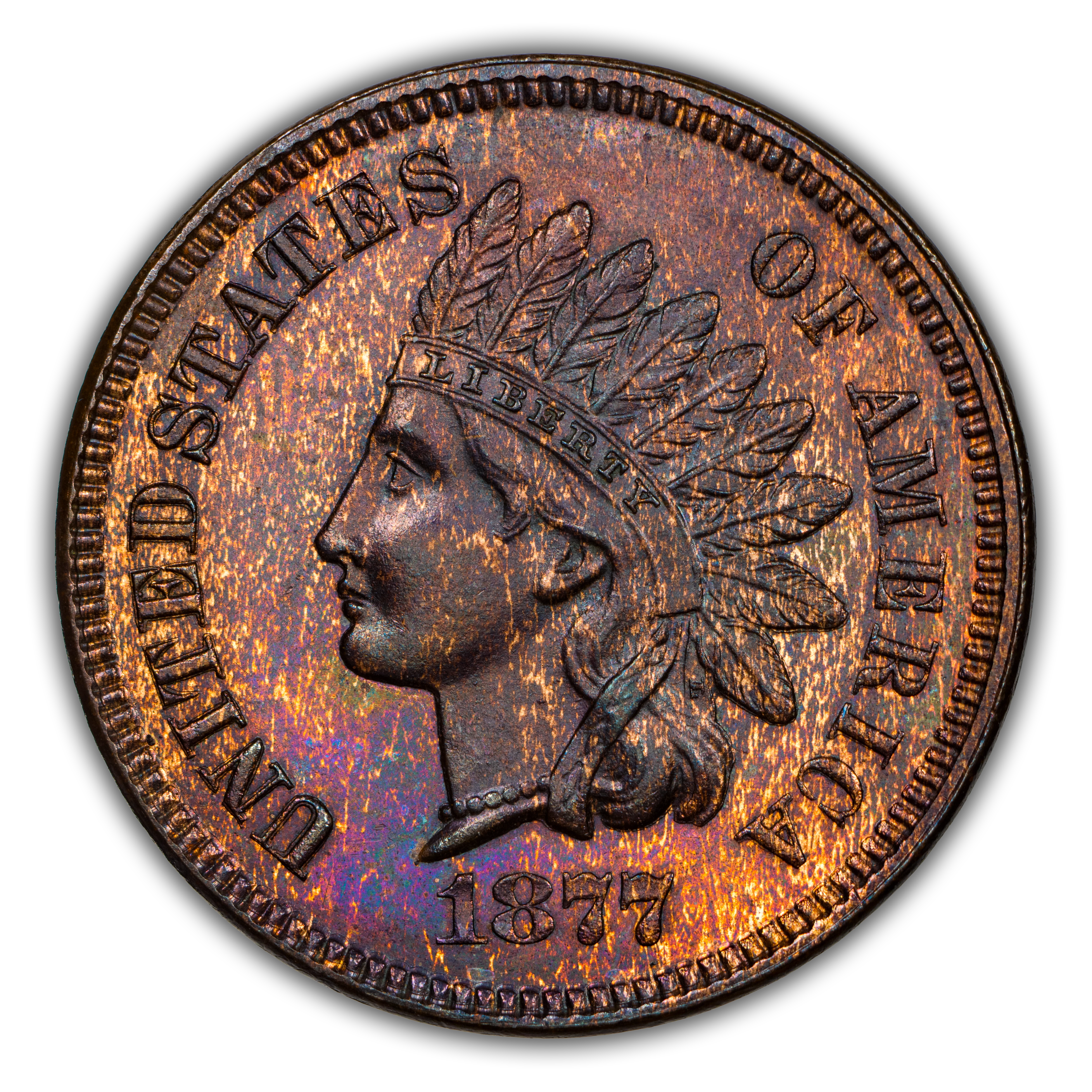 1877 1c PR BN