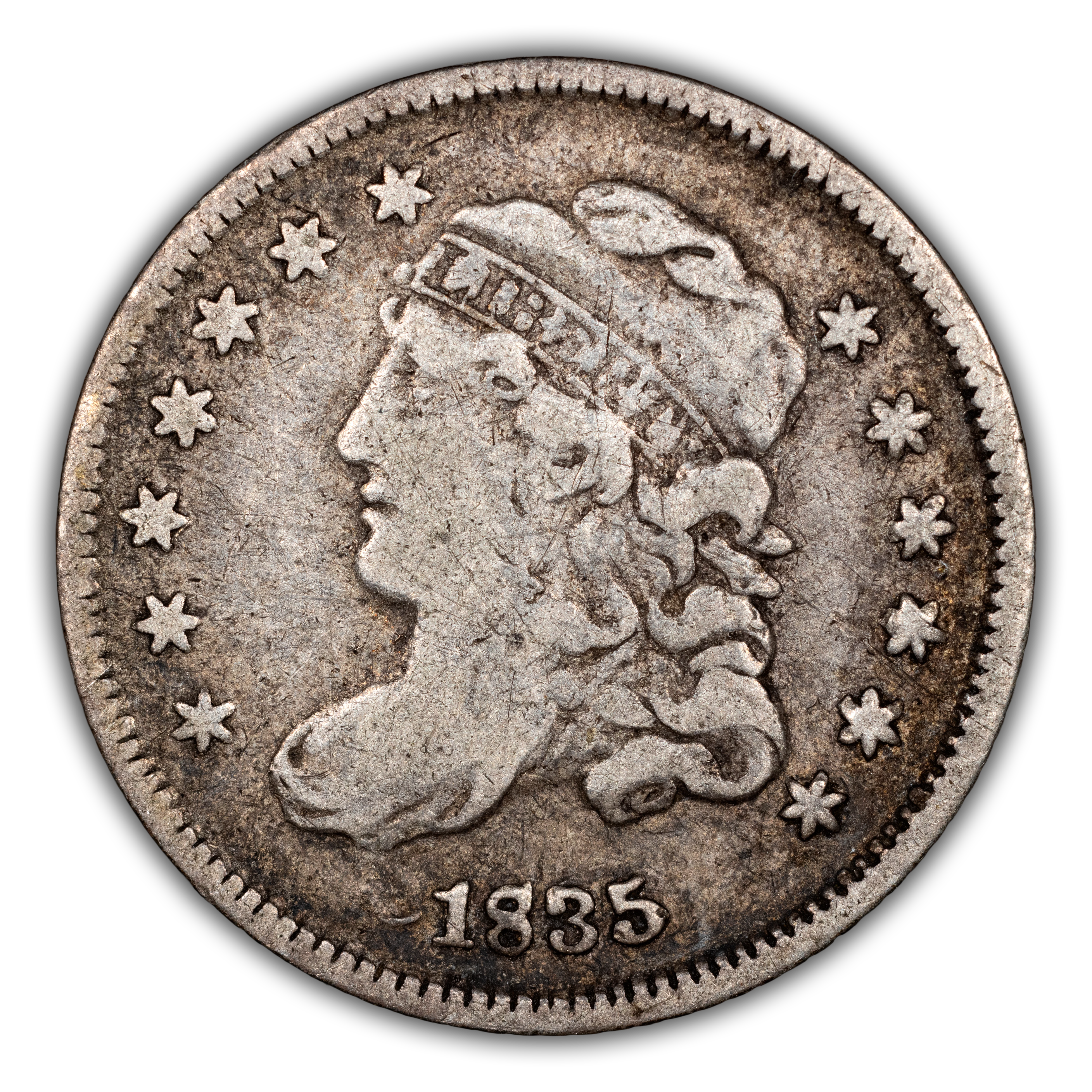 1835 H10c Small Date, Large 5C MS thumbnail 3