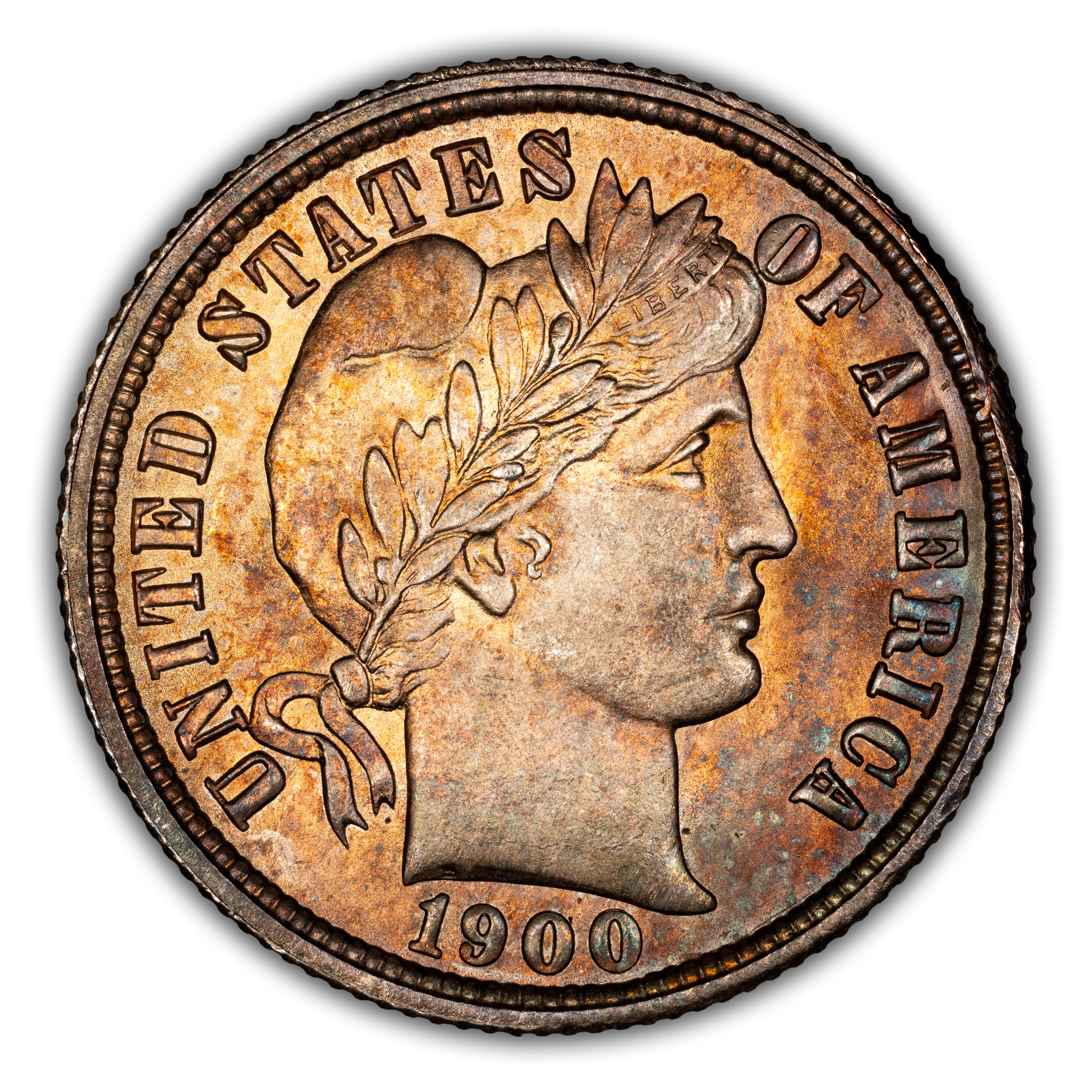 1900-O 10c MS