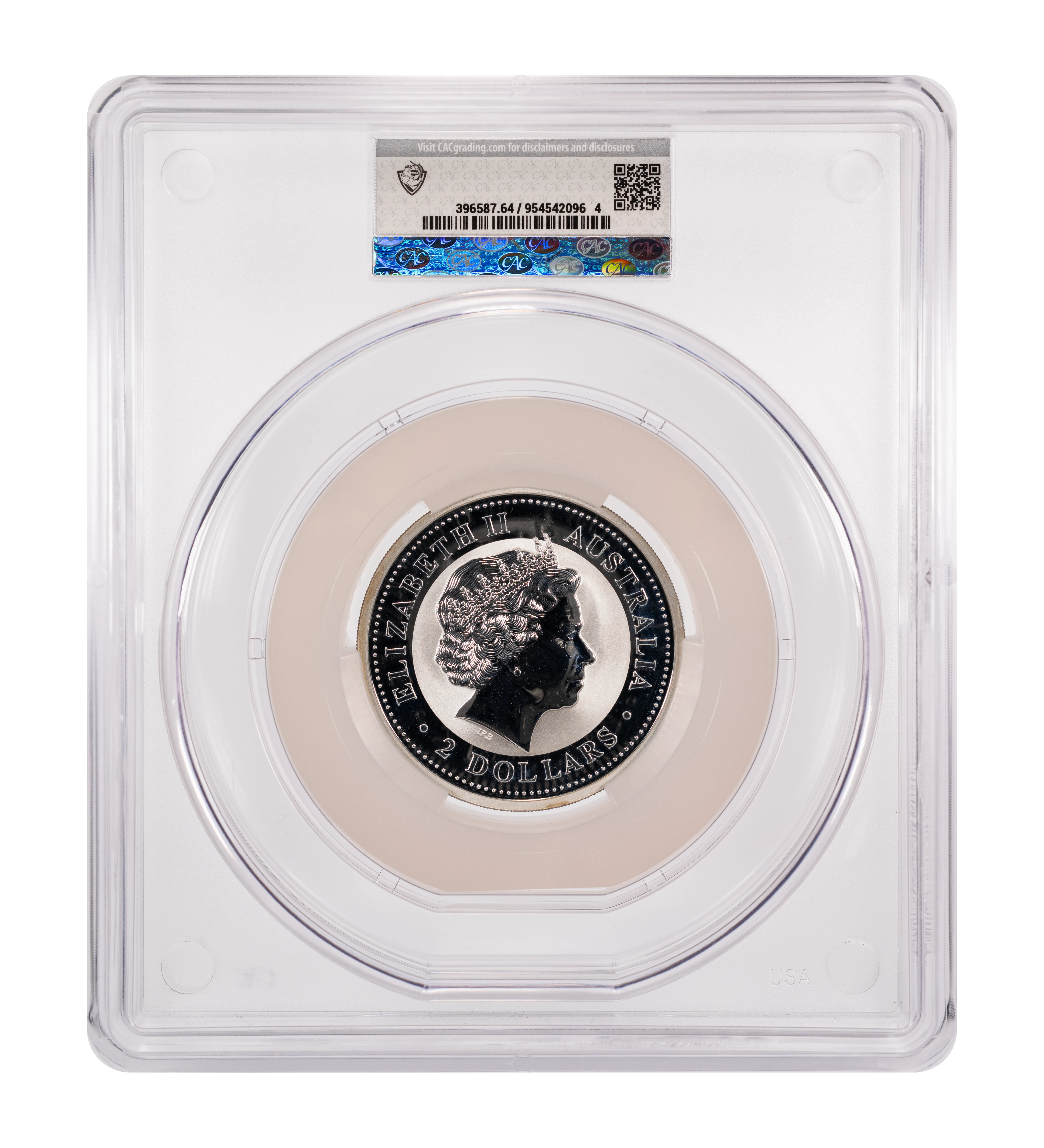2002 S$2 2oz Silver, Year of the Horse MS