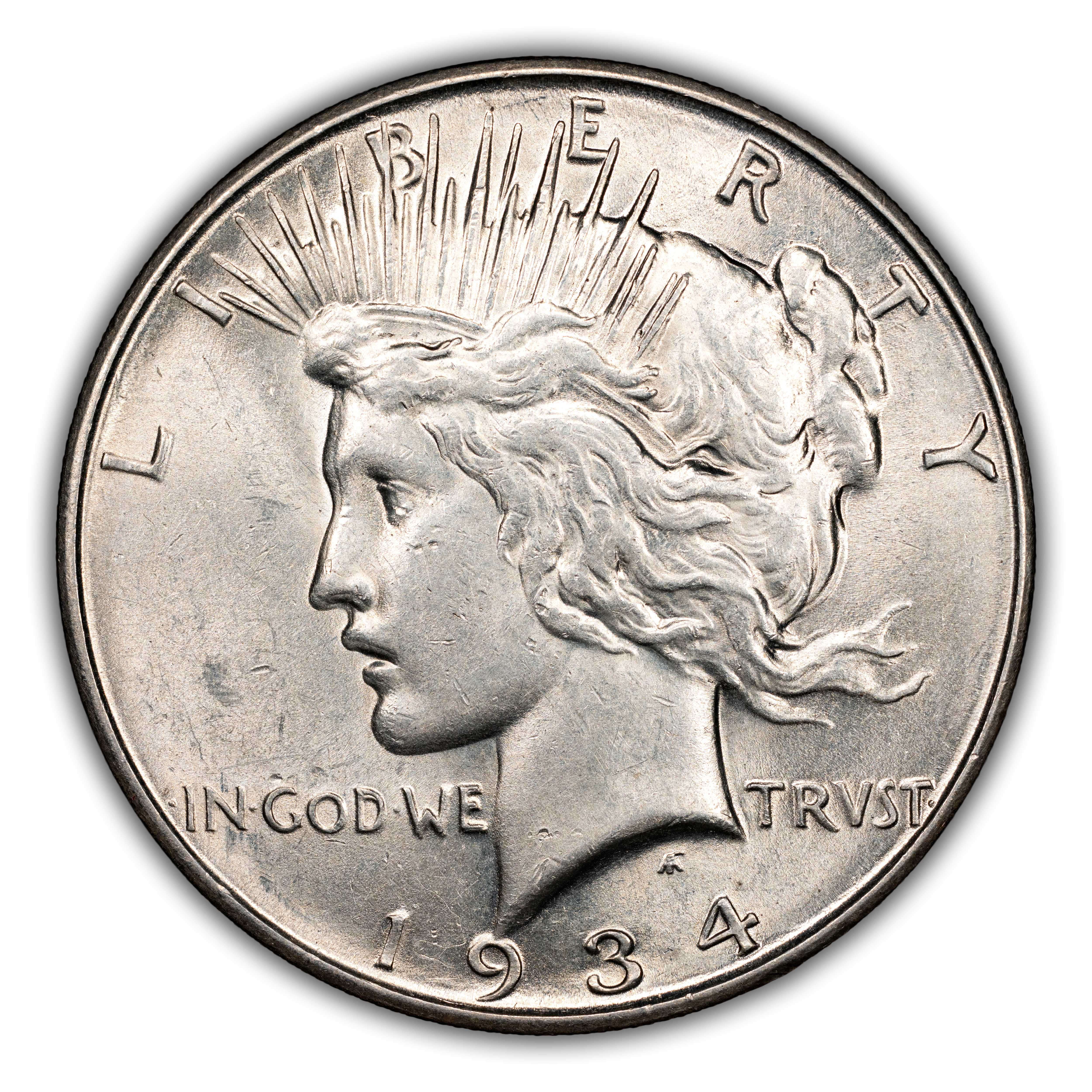 1934-D $1  DDO, Gouges, VAM-3A MS thumbnail 2