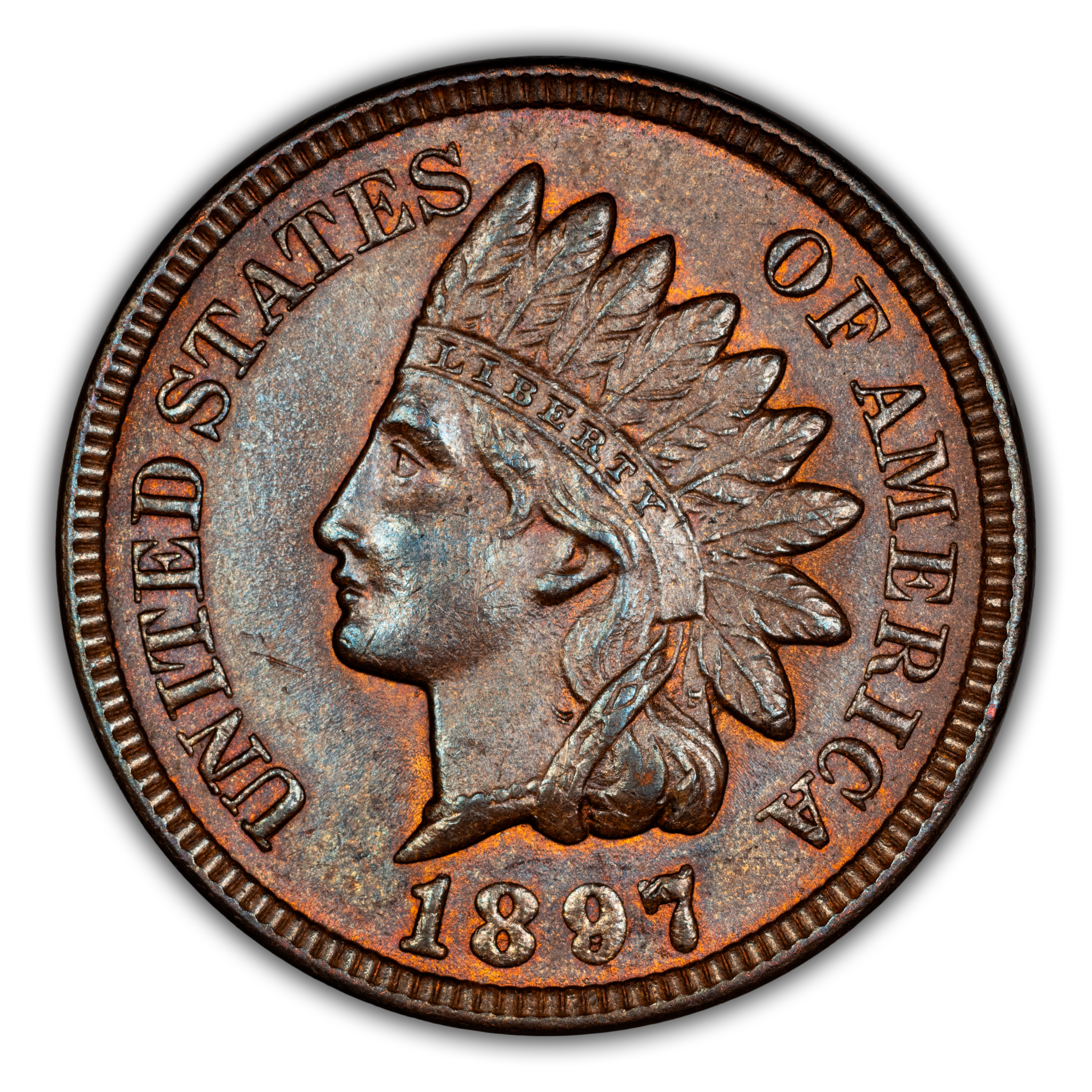 1897 1c MS BN