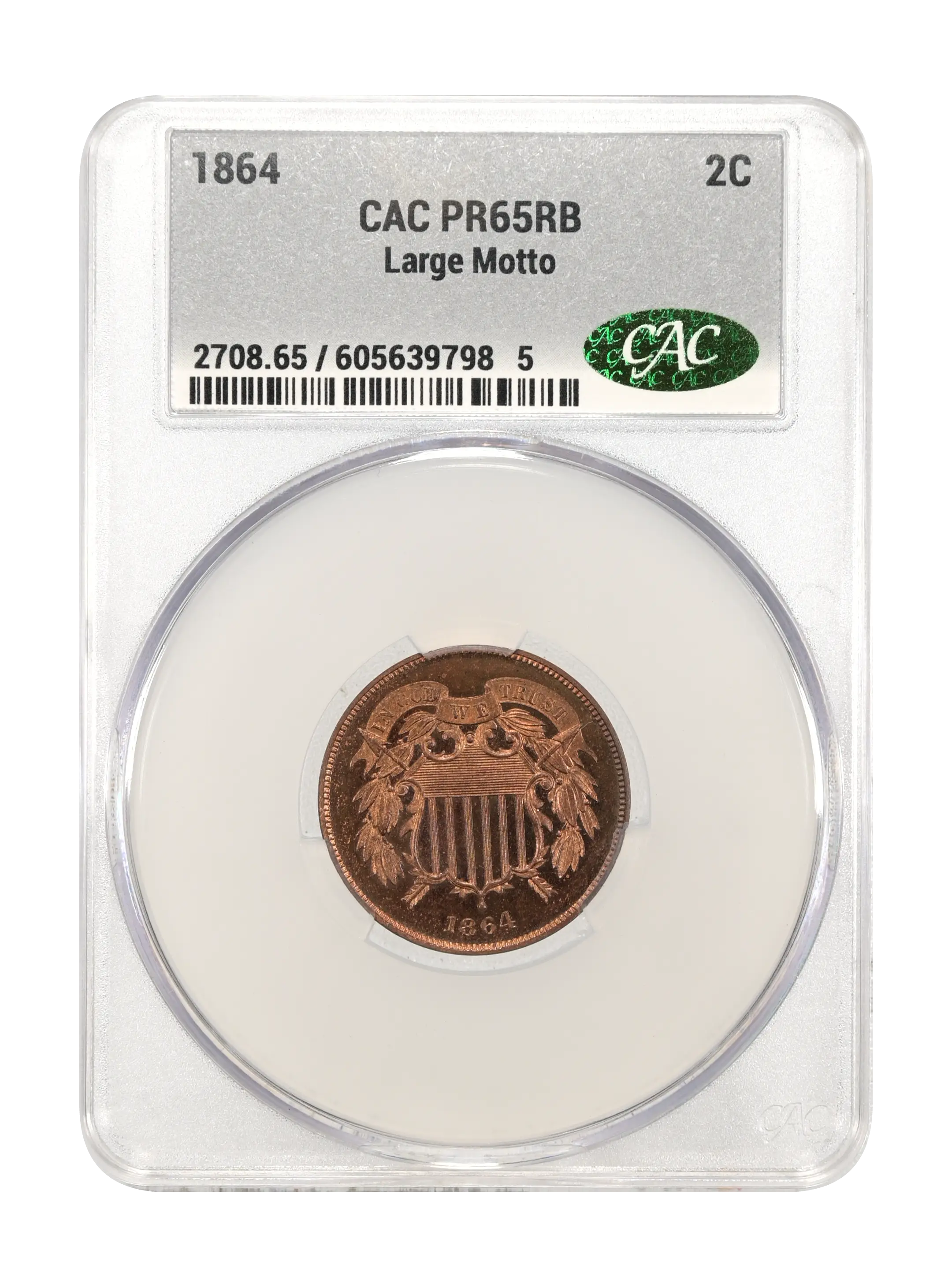 1864 2c Large Motto PR RB thumbnail 19