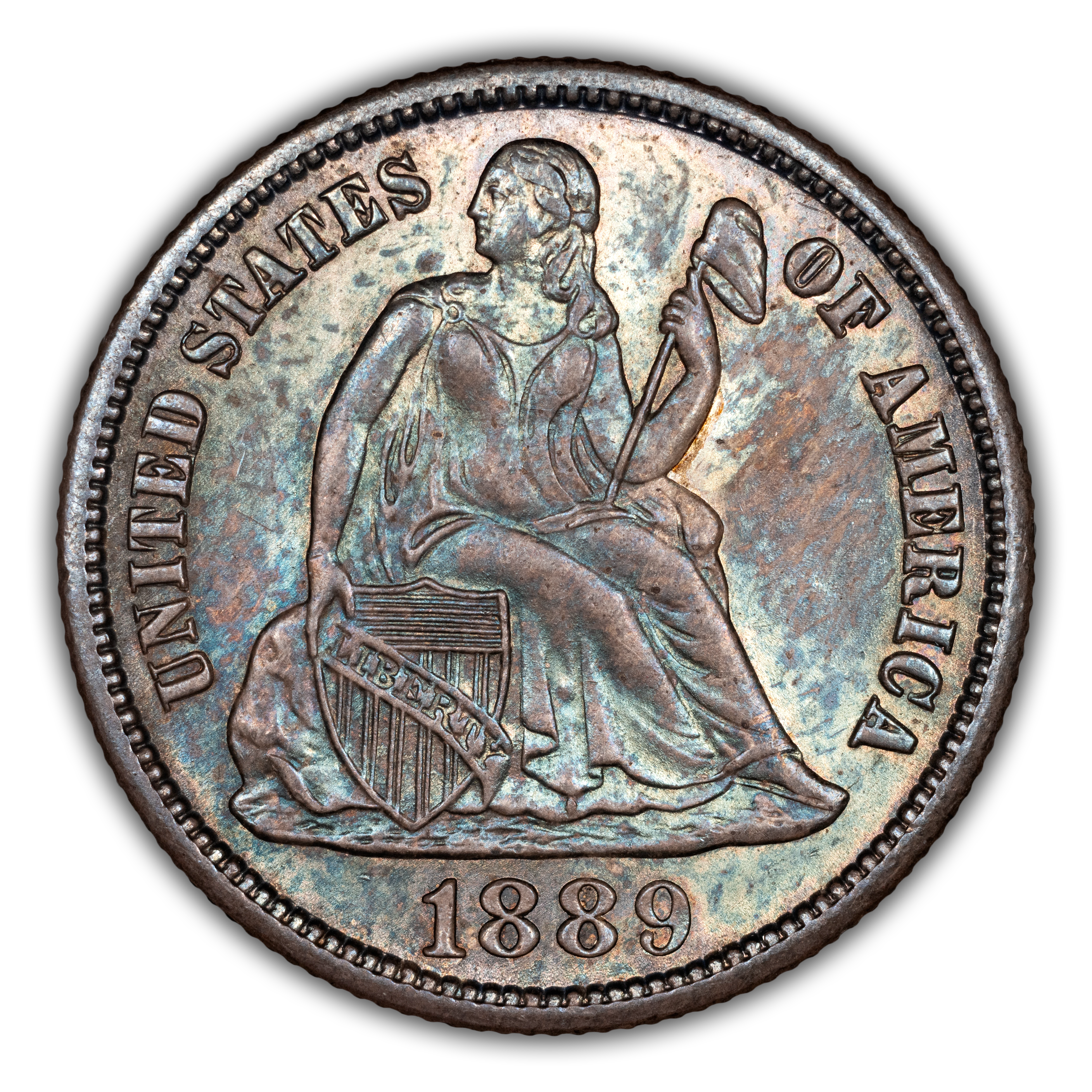 1889-S 10c MS