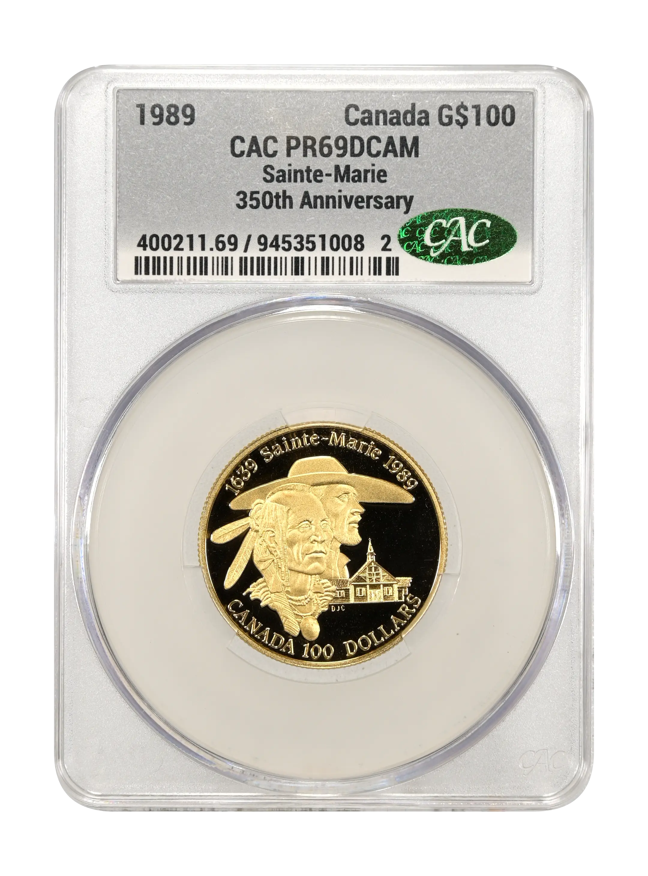 Image for 1989 G$100 Gold, Sainte-Marie PR DCAM