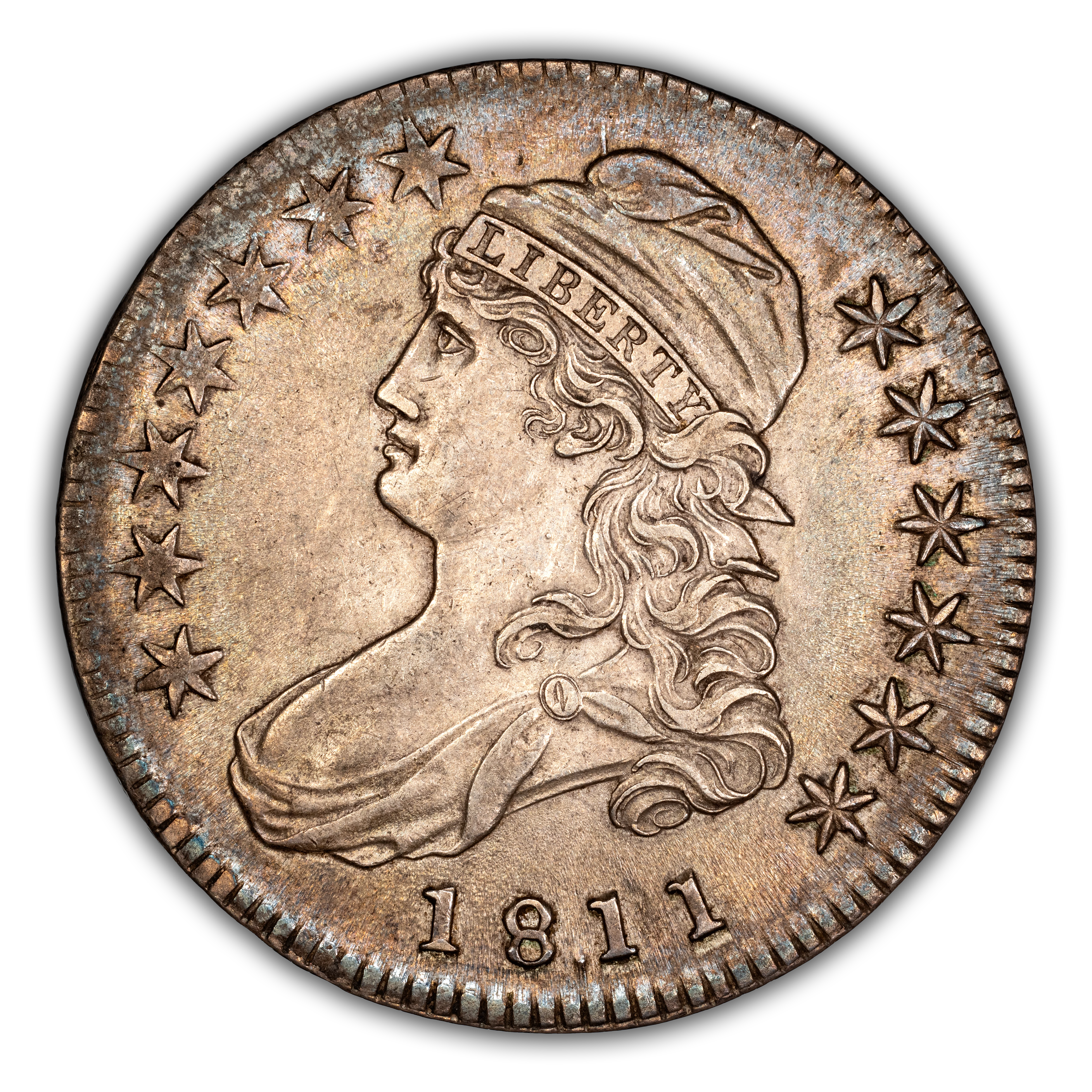 1811/10 50c Punctuated Date, O-101 MS thumbnail 3