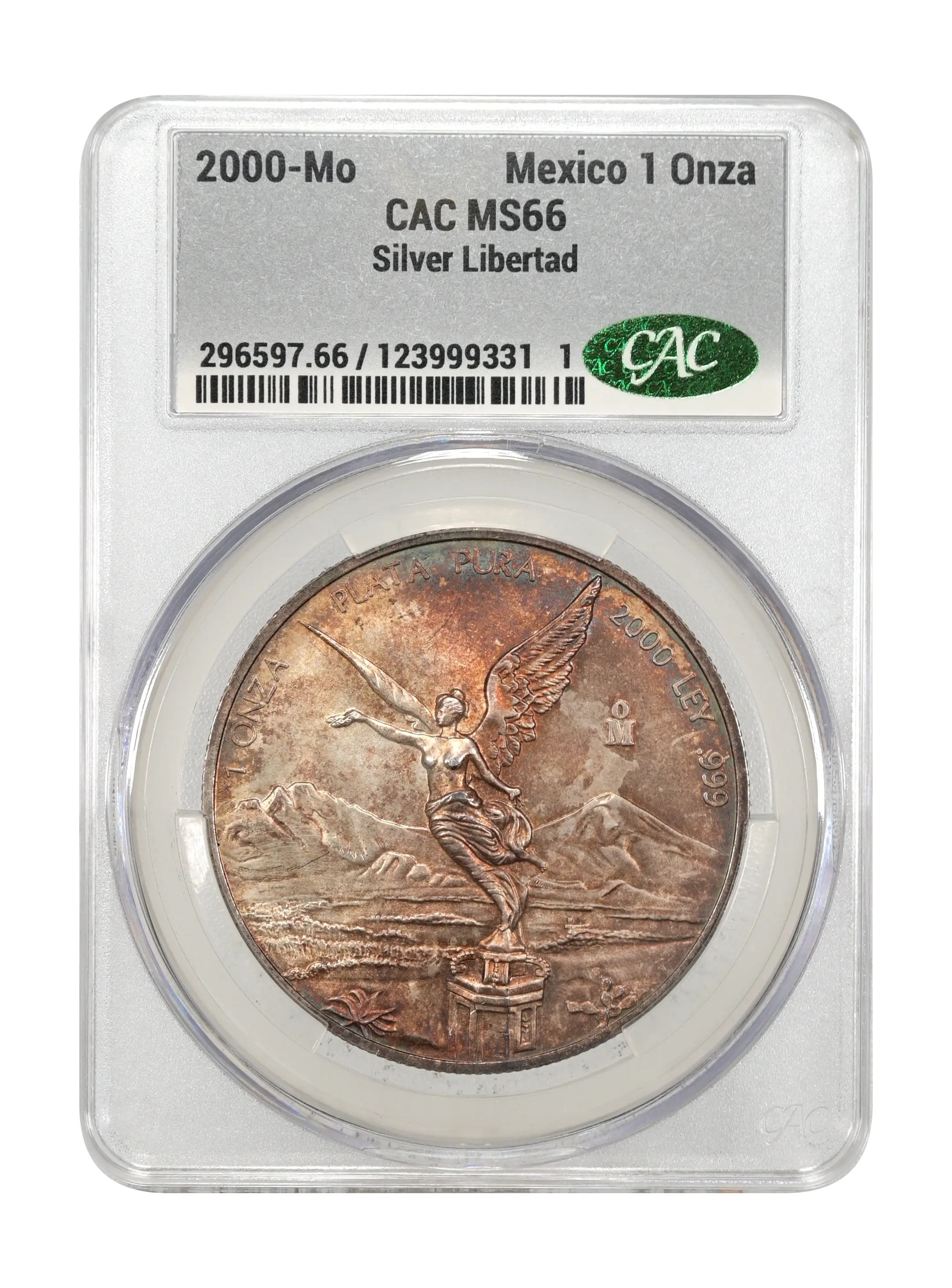 2000-Mo 1 Onza Libertad, Silver MS (KM-639) thumbnail 9