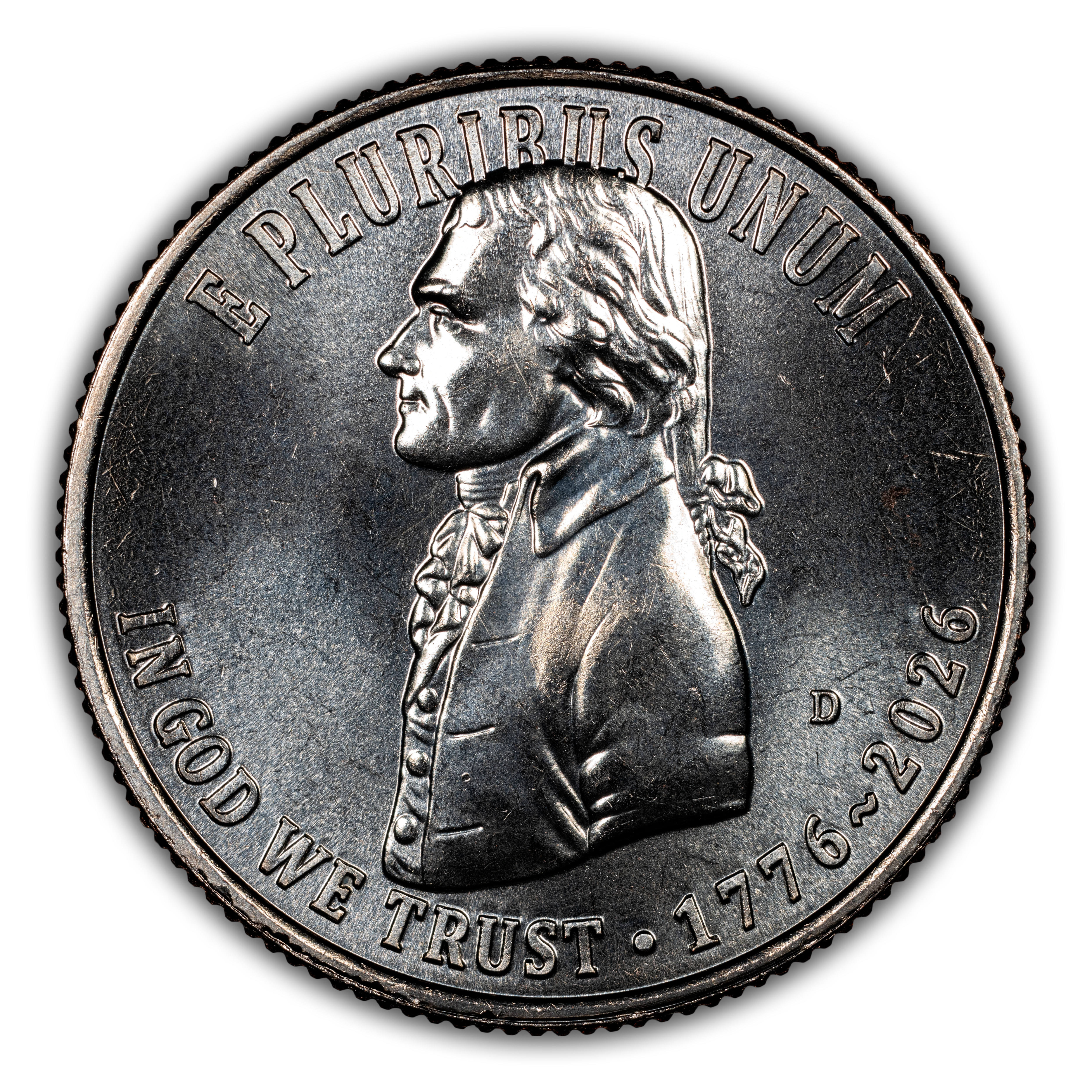 1776~2026-D 25c Declaration of Independence MS
