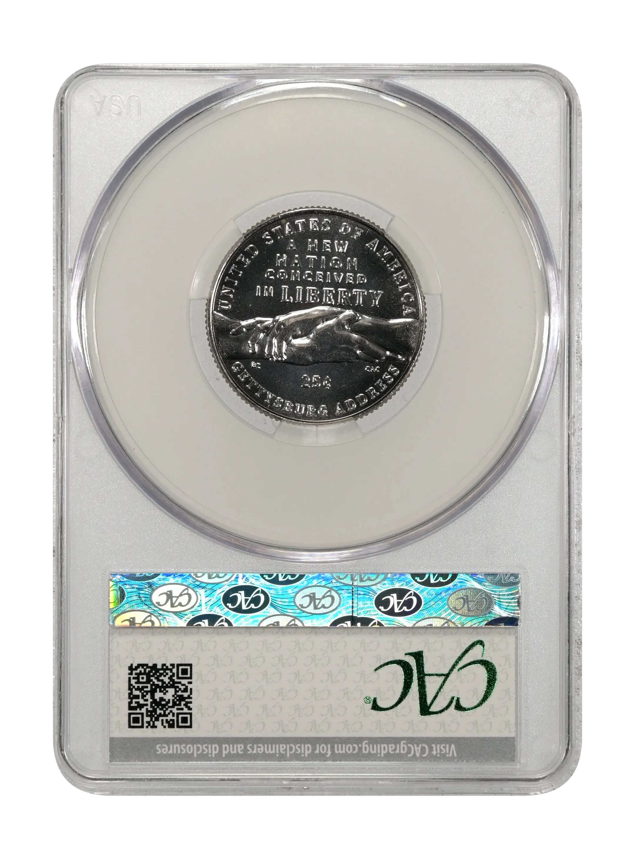 1776~2026-D 25c Gettysburg Address MS PL thumbnail 6