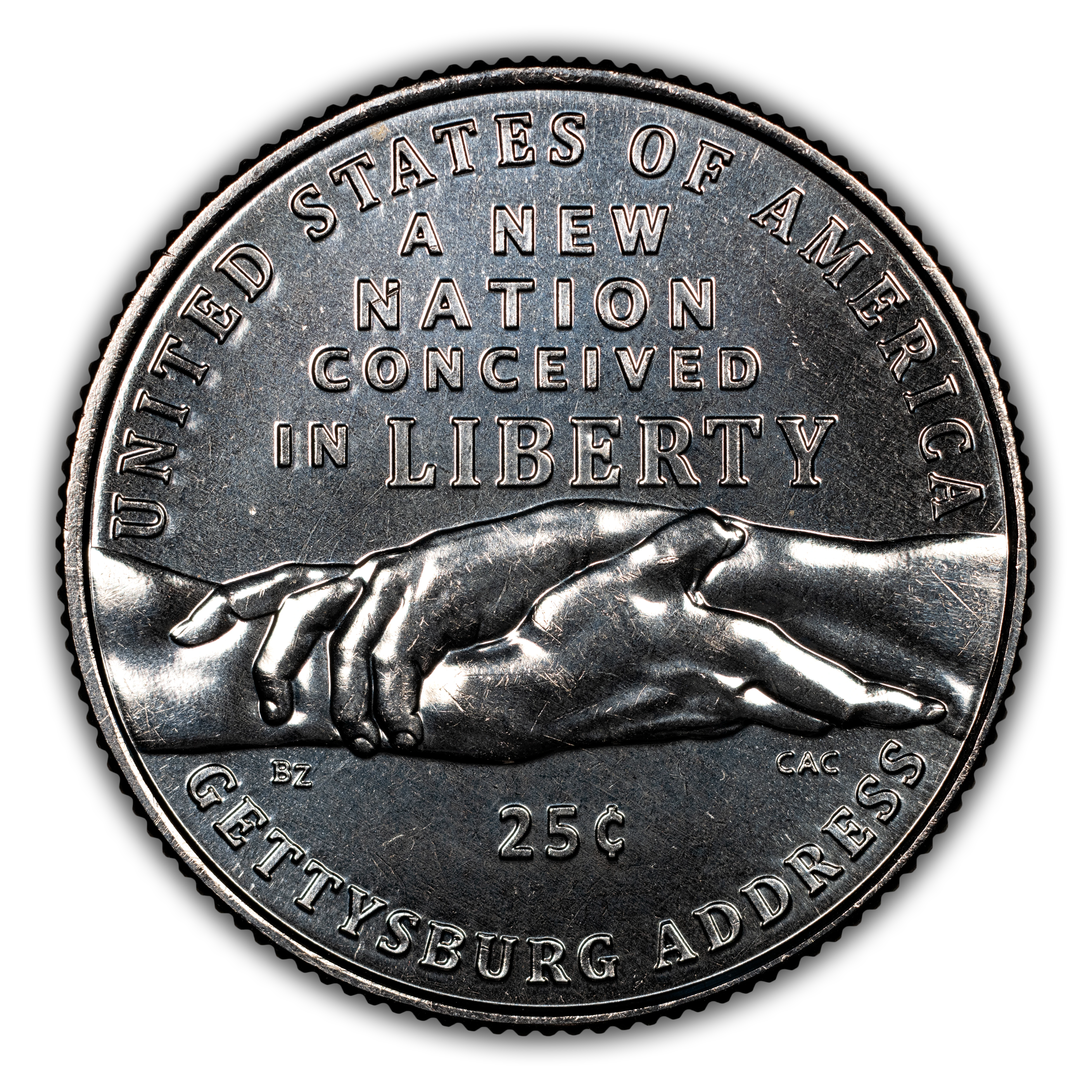 1776~2026-D 25c Gettysburg Address MS PL thumbnail 3
