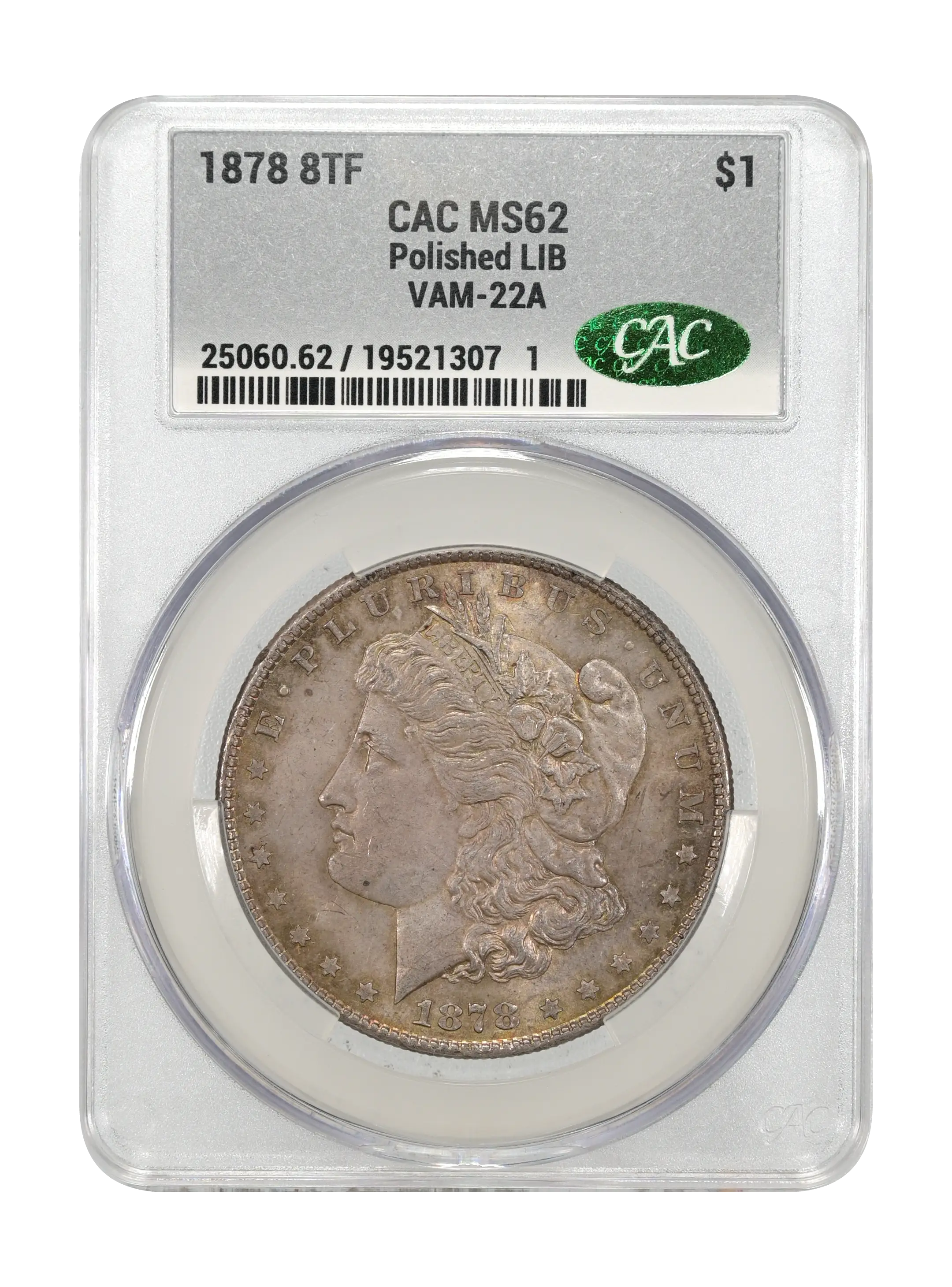 1878 8TF $1  Polished LIB, VAM-22A MS thumbnail 19