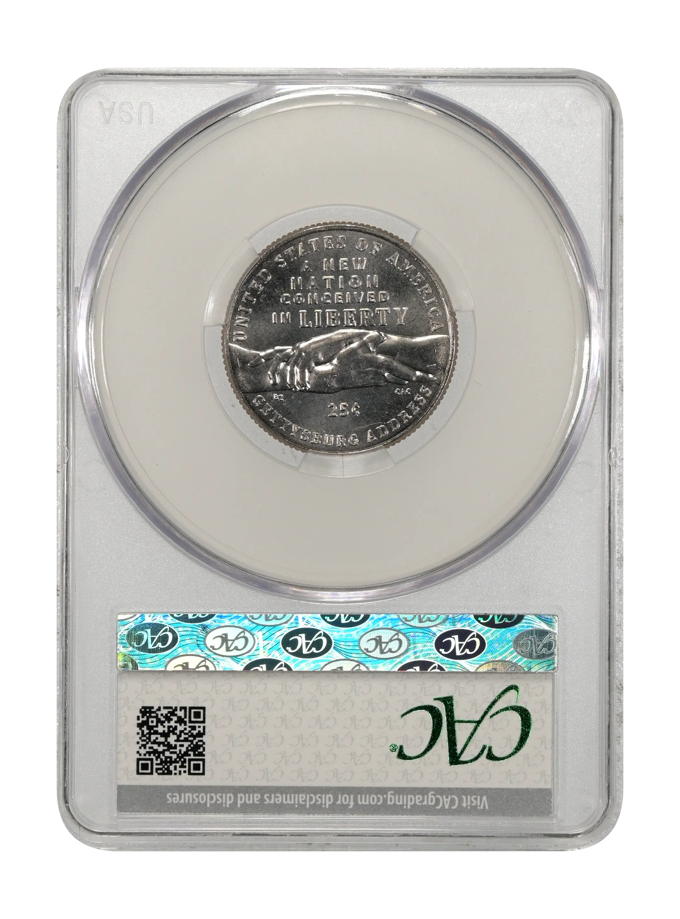 1776~2026-P 25c Gettysburg Address MS thumbnail 9