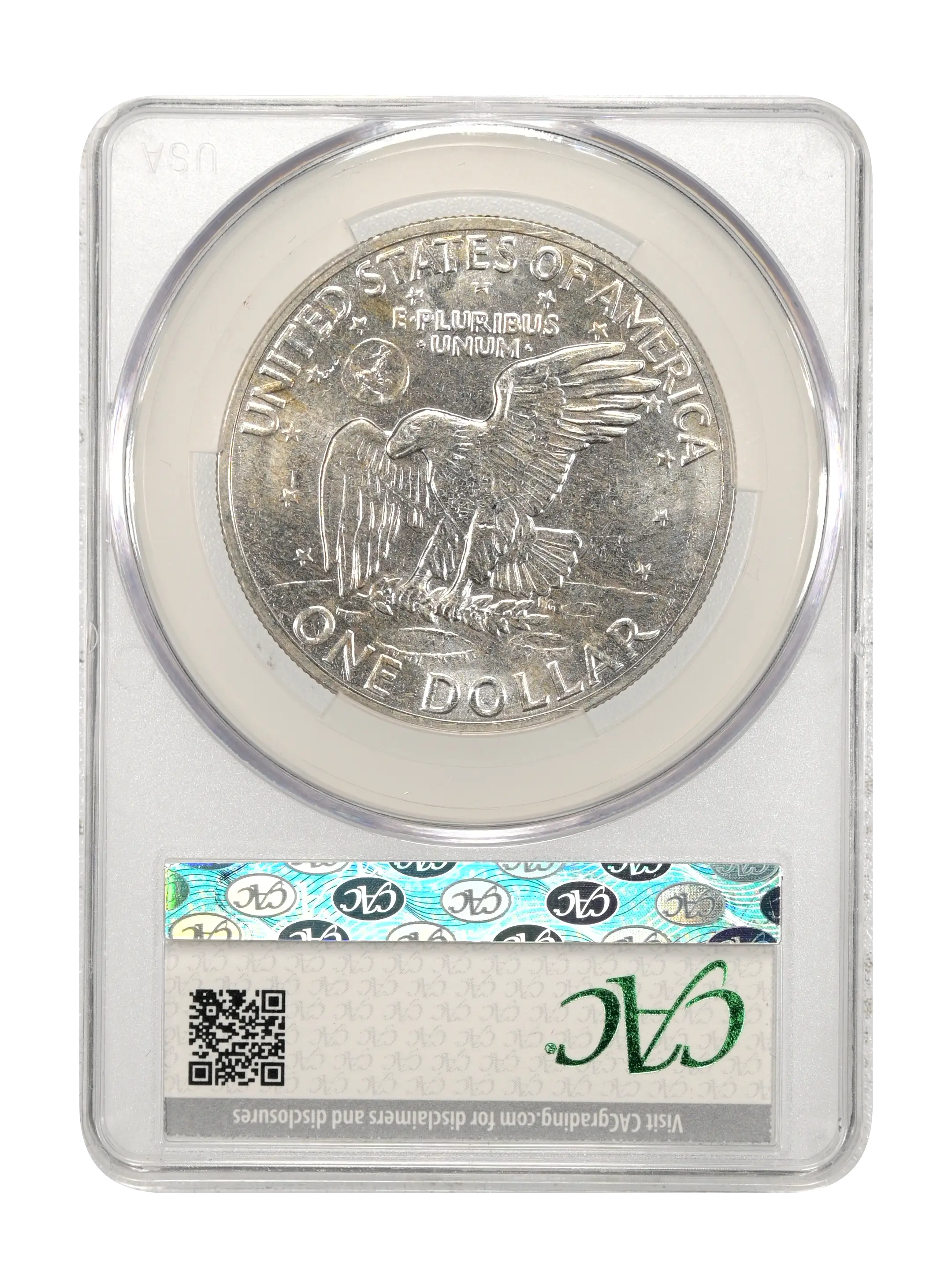 1971-S $1  Silver, Peg Leg, FS-401 MS thumbnail 5