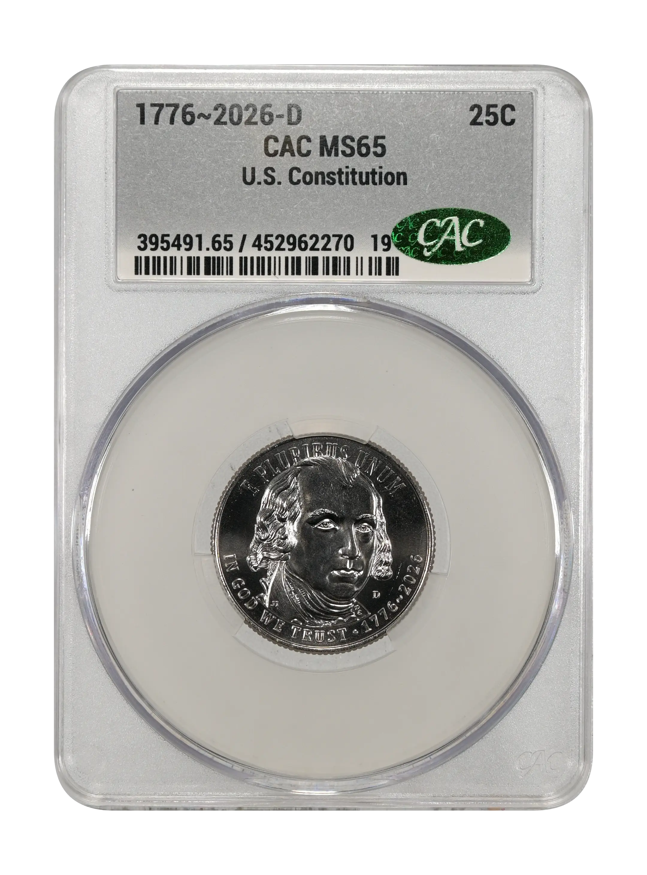 1776~2026-D 25c U.S. Constitution MS thumbnail 5