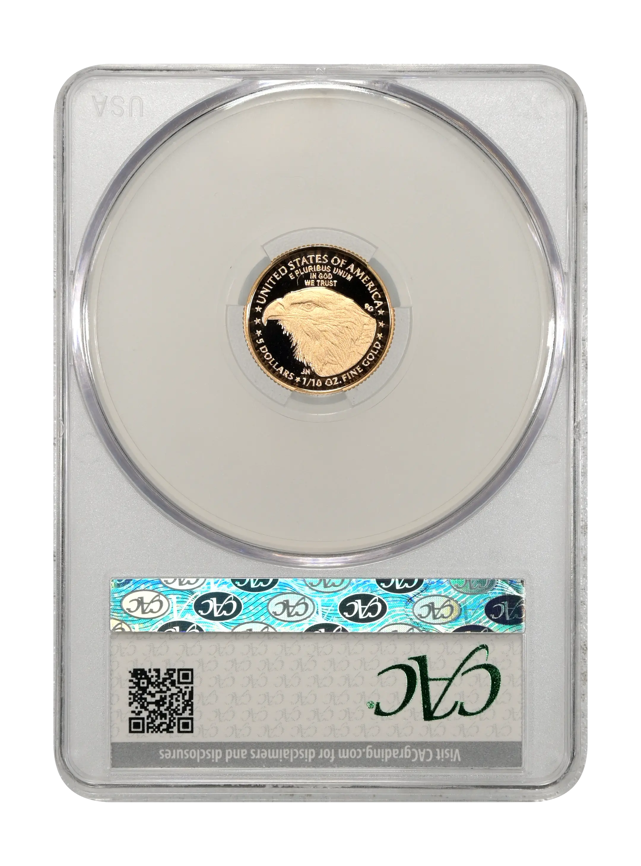 2021-W $5  Gold Eagle, Type 2 PR DCAM thumbnail 14