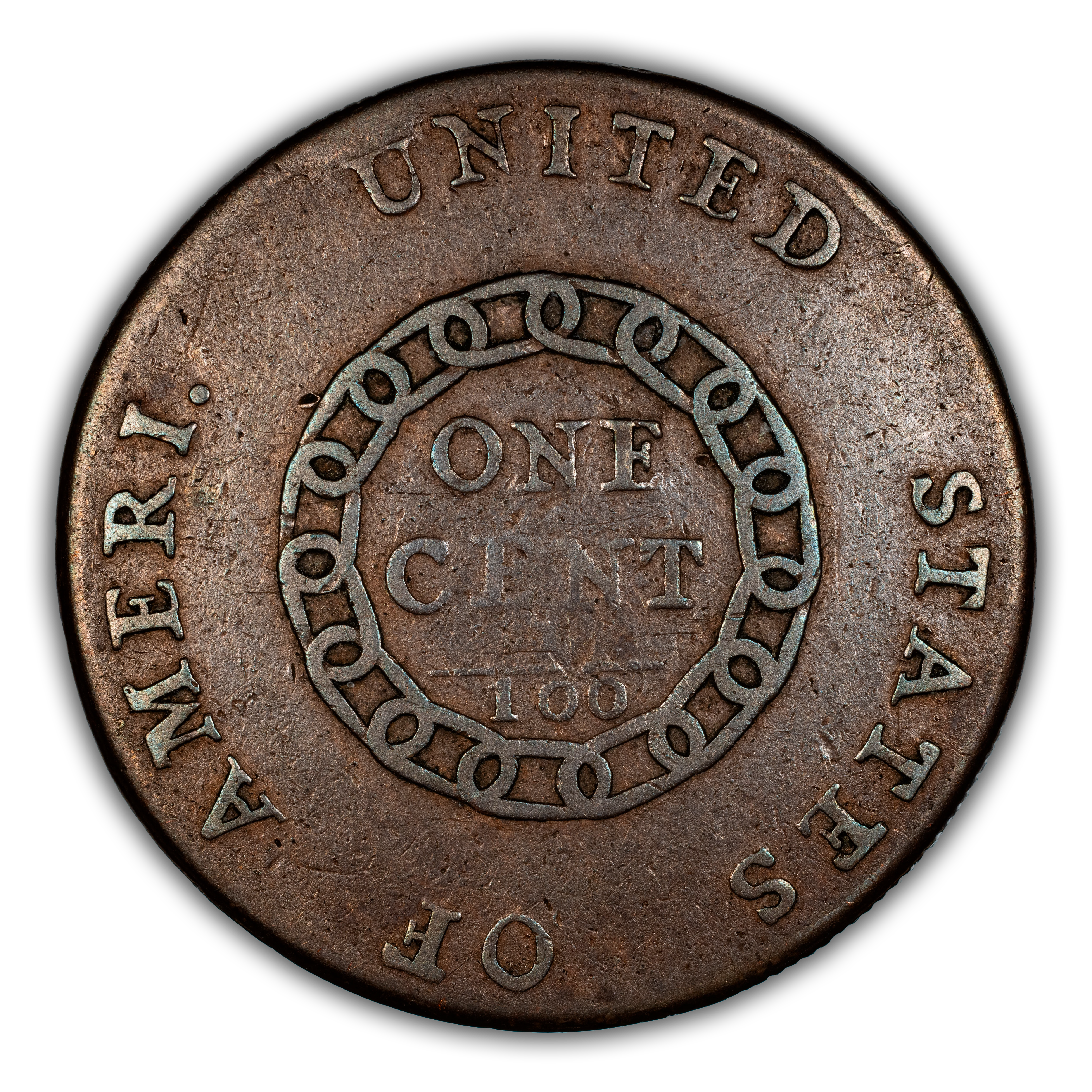 1793 1c Chain, AMERI., S-1 MS BN thumbnail 16