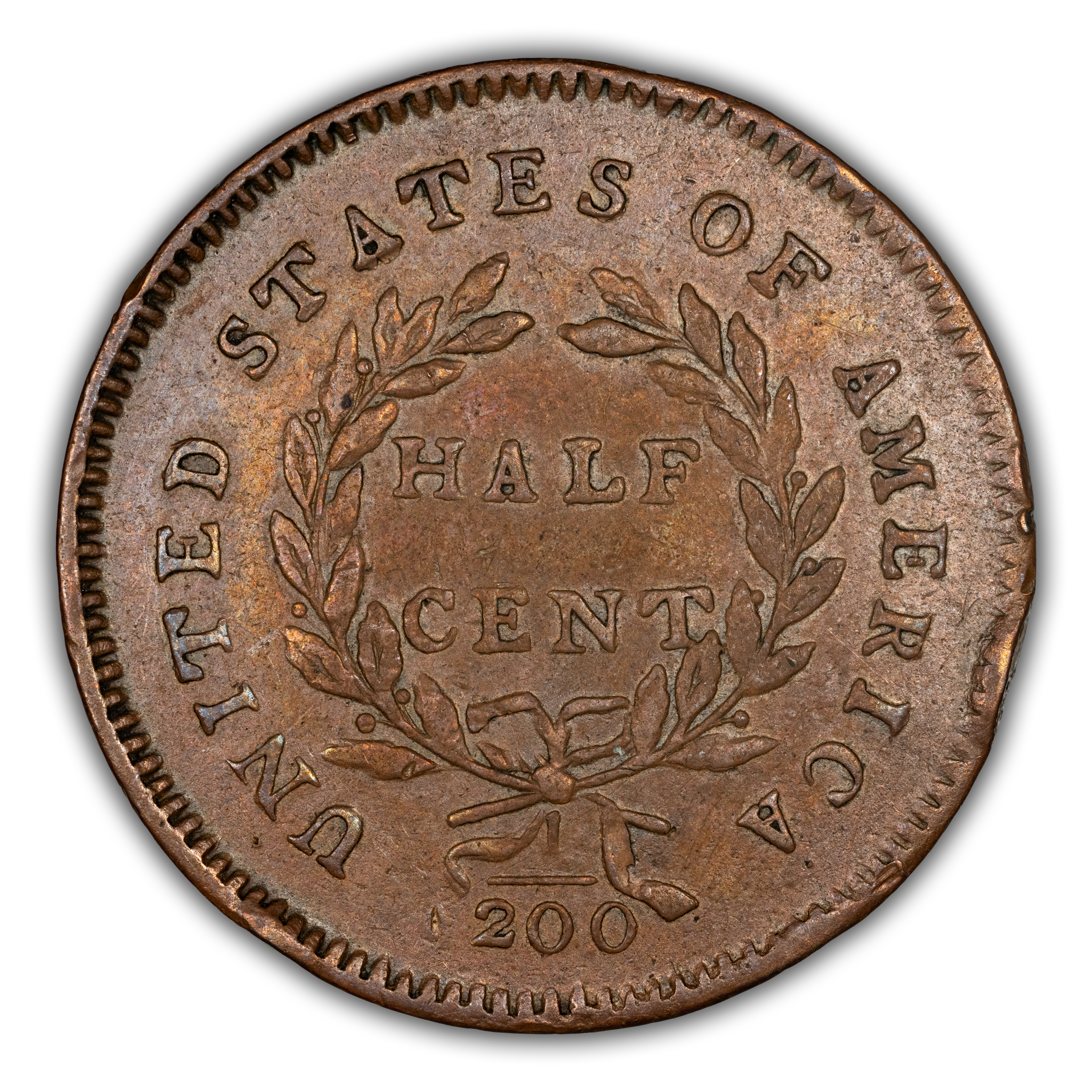 1794 1/2c High Relief Head, C-9a MS BN thumbnail 6
