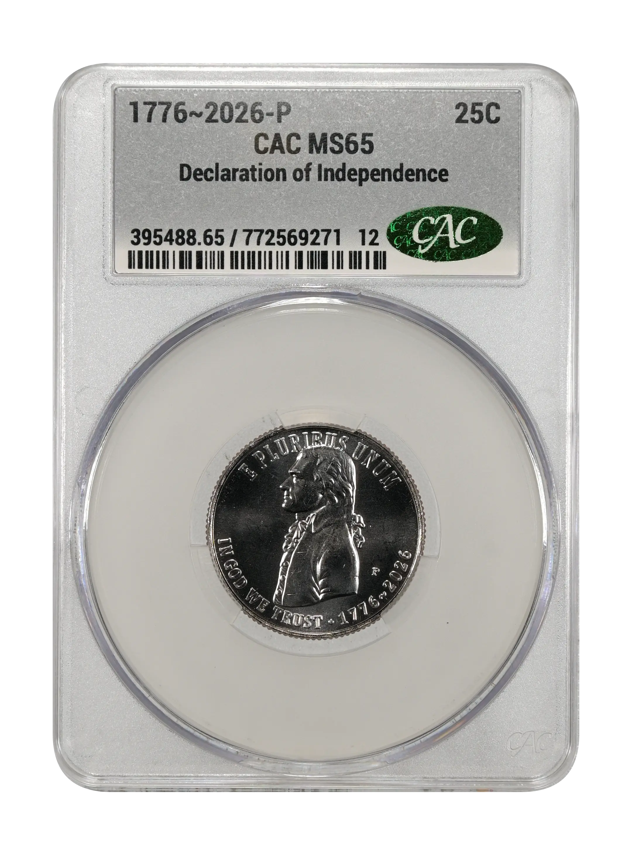 1776~2026-P 25c Declaration of Independence MS thumbnail 5