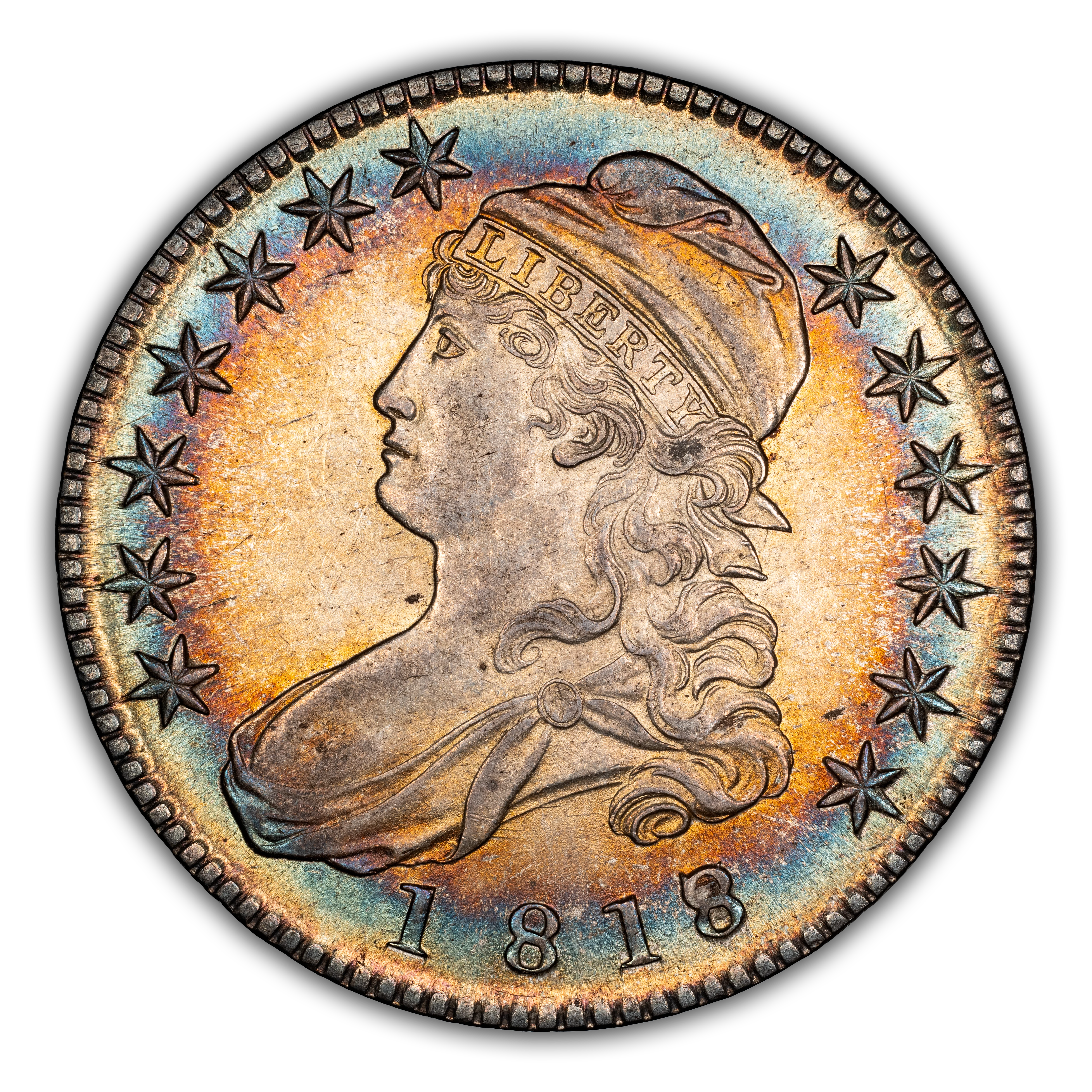 1818/7 50c O-102a MS