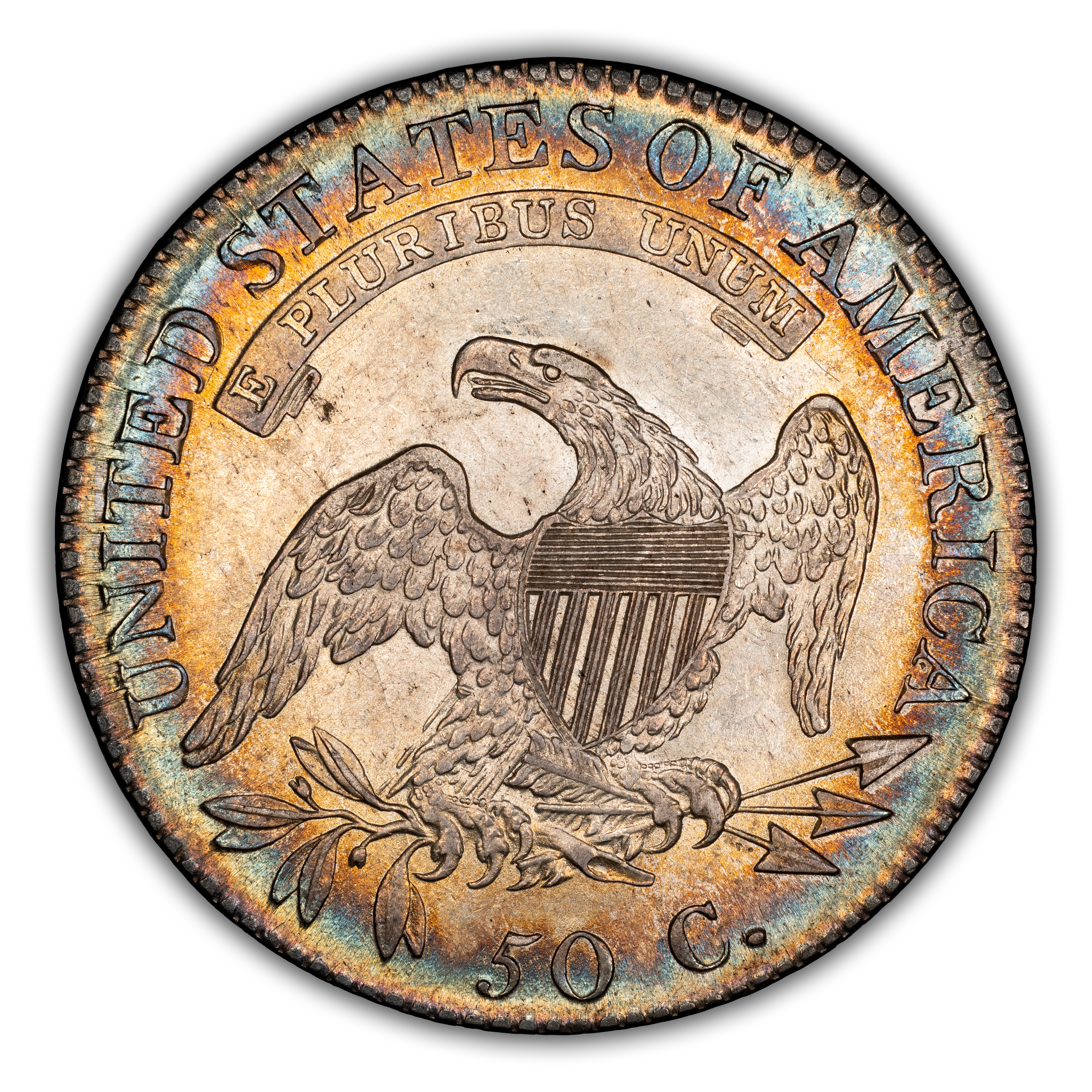 1818/7 50c Small 8, O-102a MS thumbnail 6