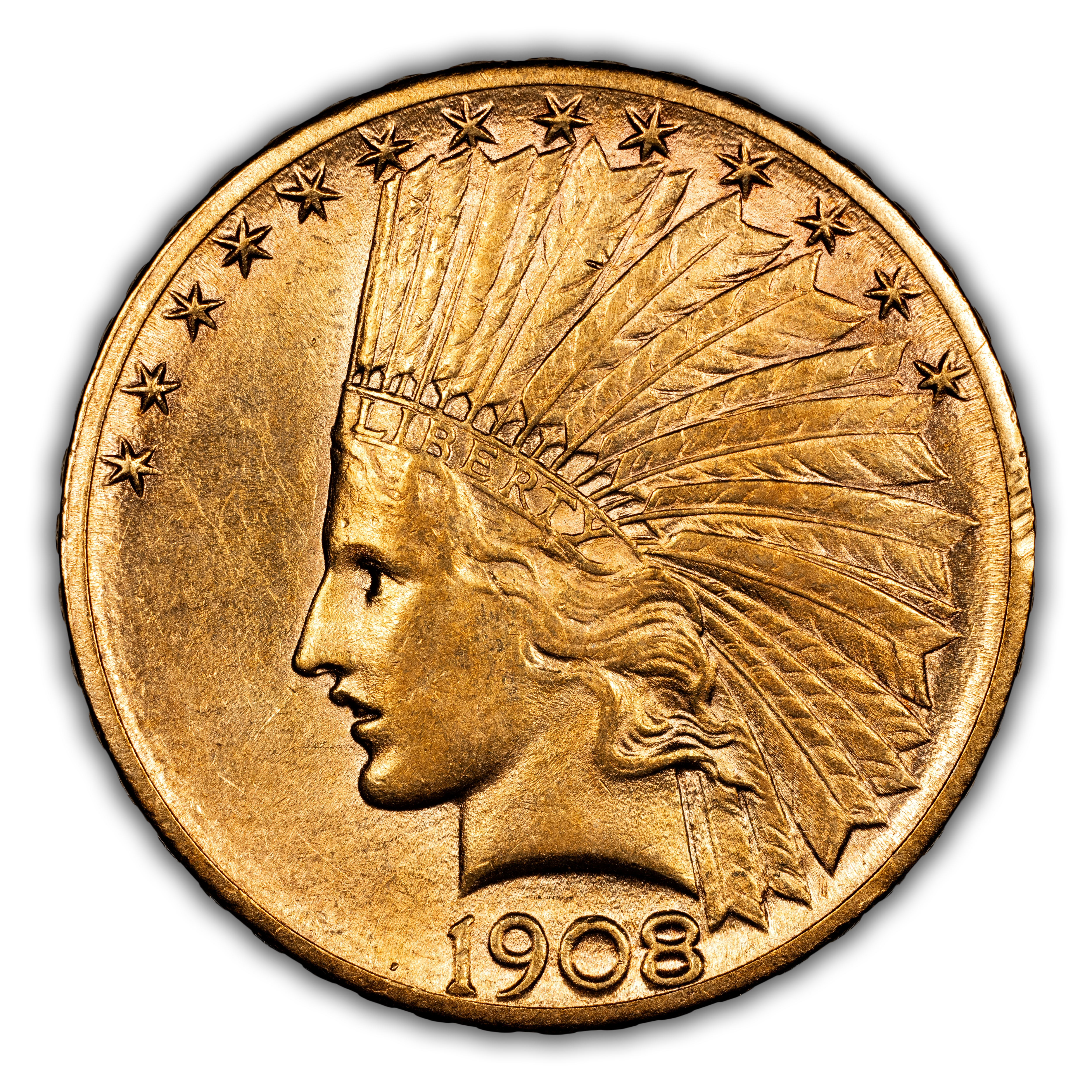 1908-S $10  MS thumbnail 2