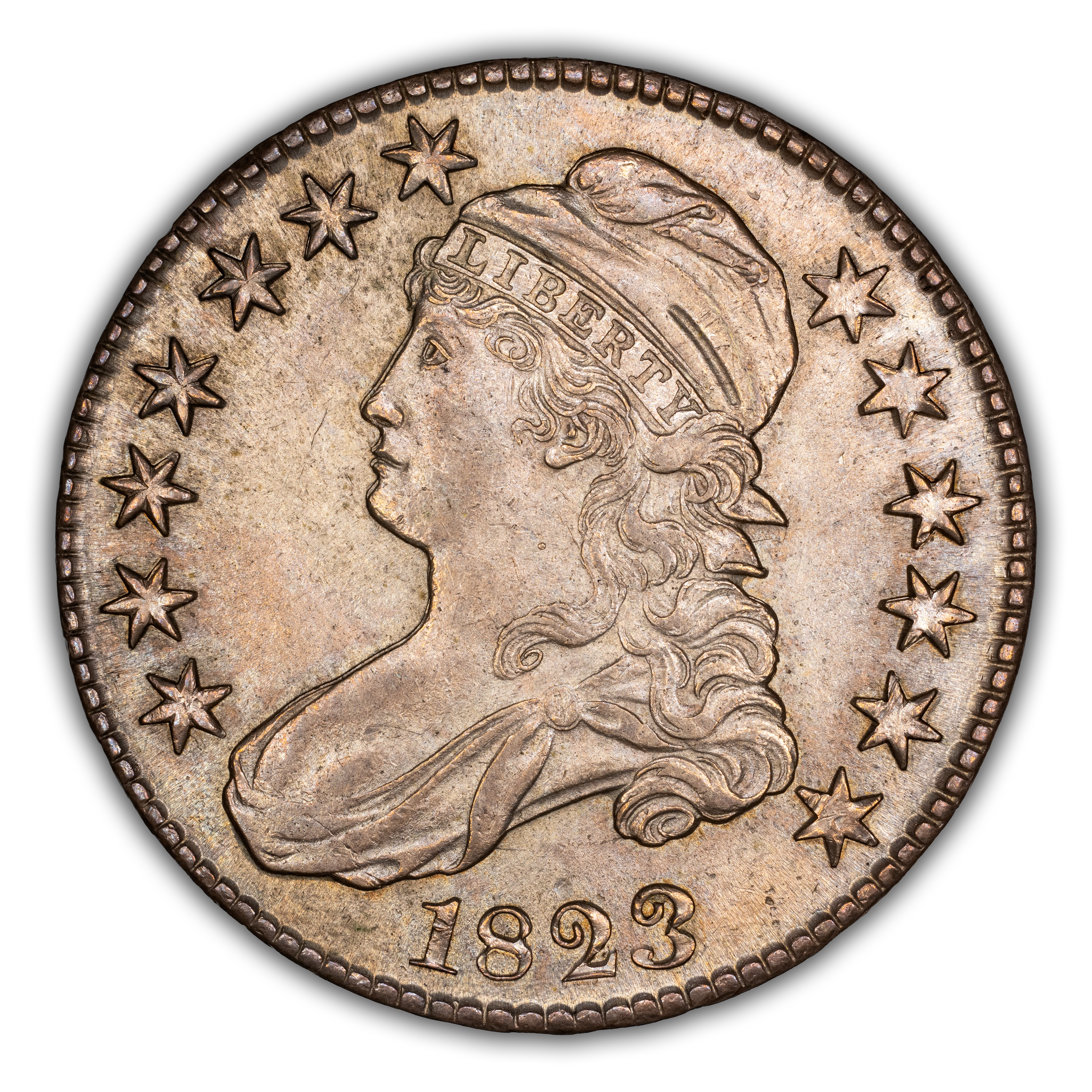 1823 50c O-101 MS