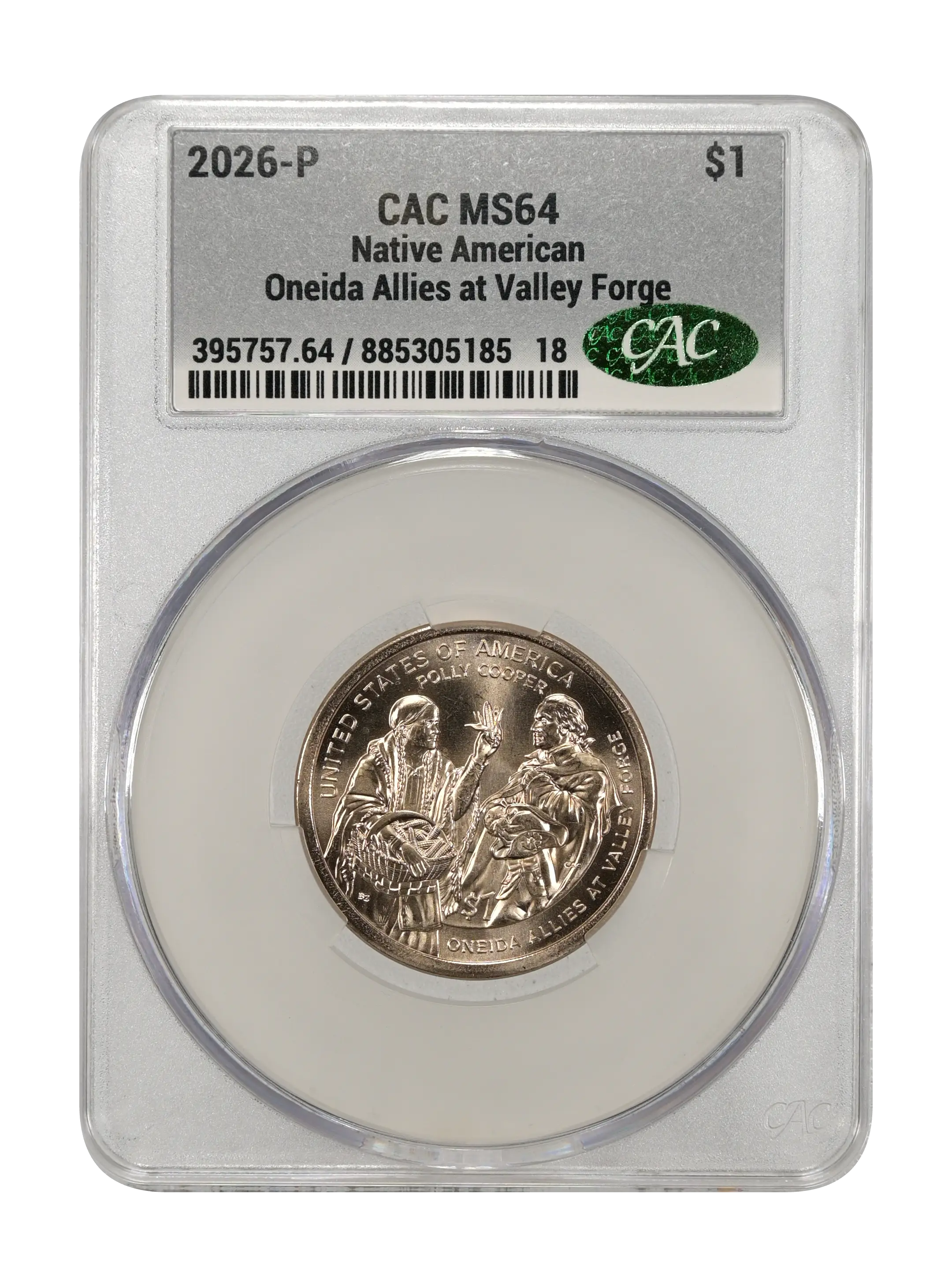 2026-P $1  Native American, Oneida Allies at Valley Forge MS thumbnail 5