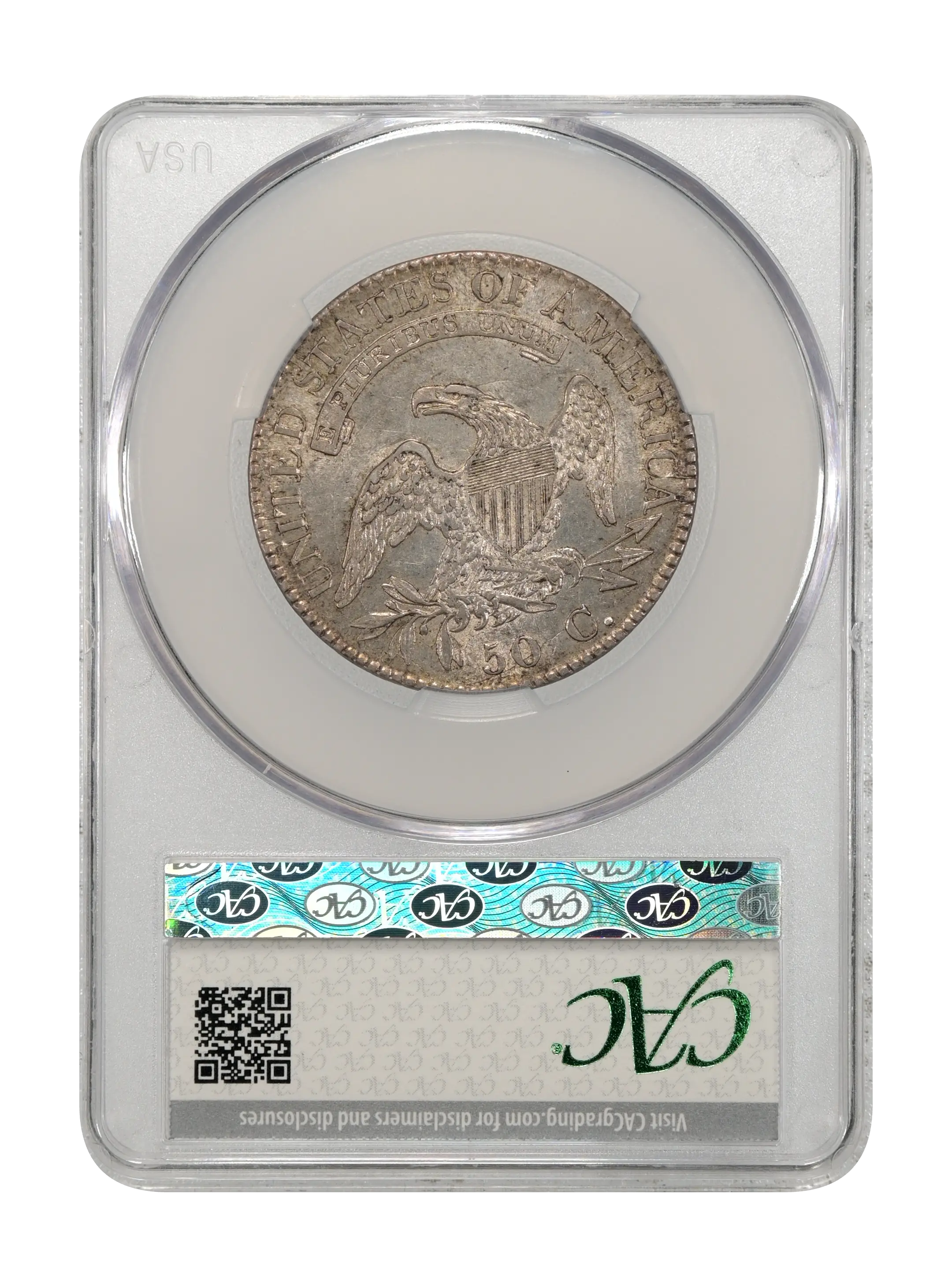 1823 50c Ugly 3, O-110a MS thumbnail 17