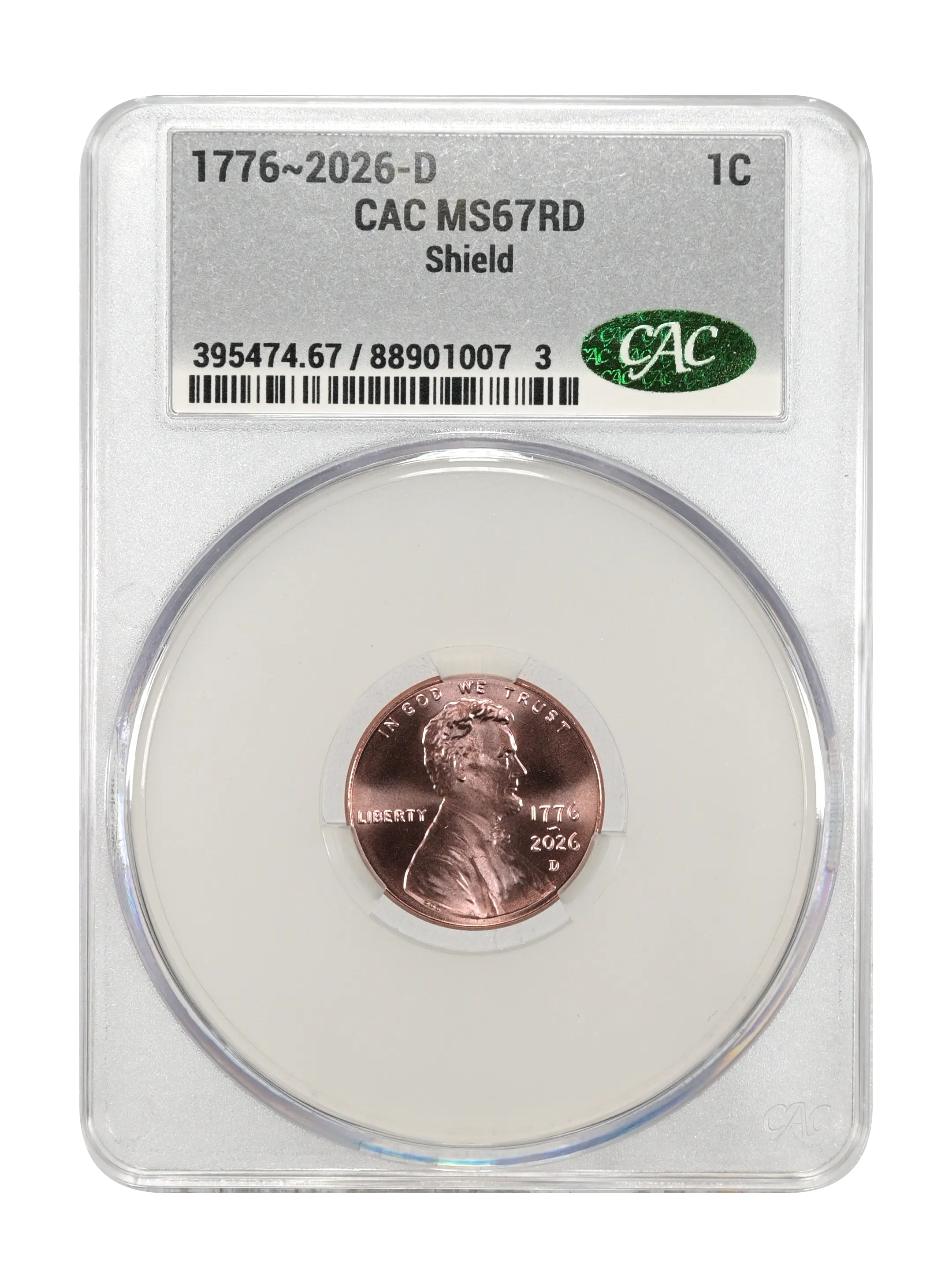 1776~2026-D 1c Shield MS RD thumbnail 11
