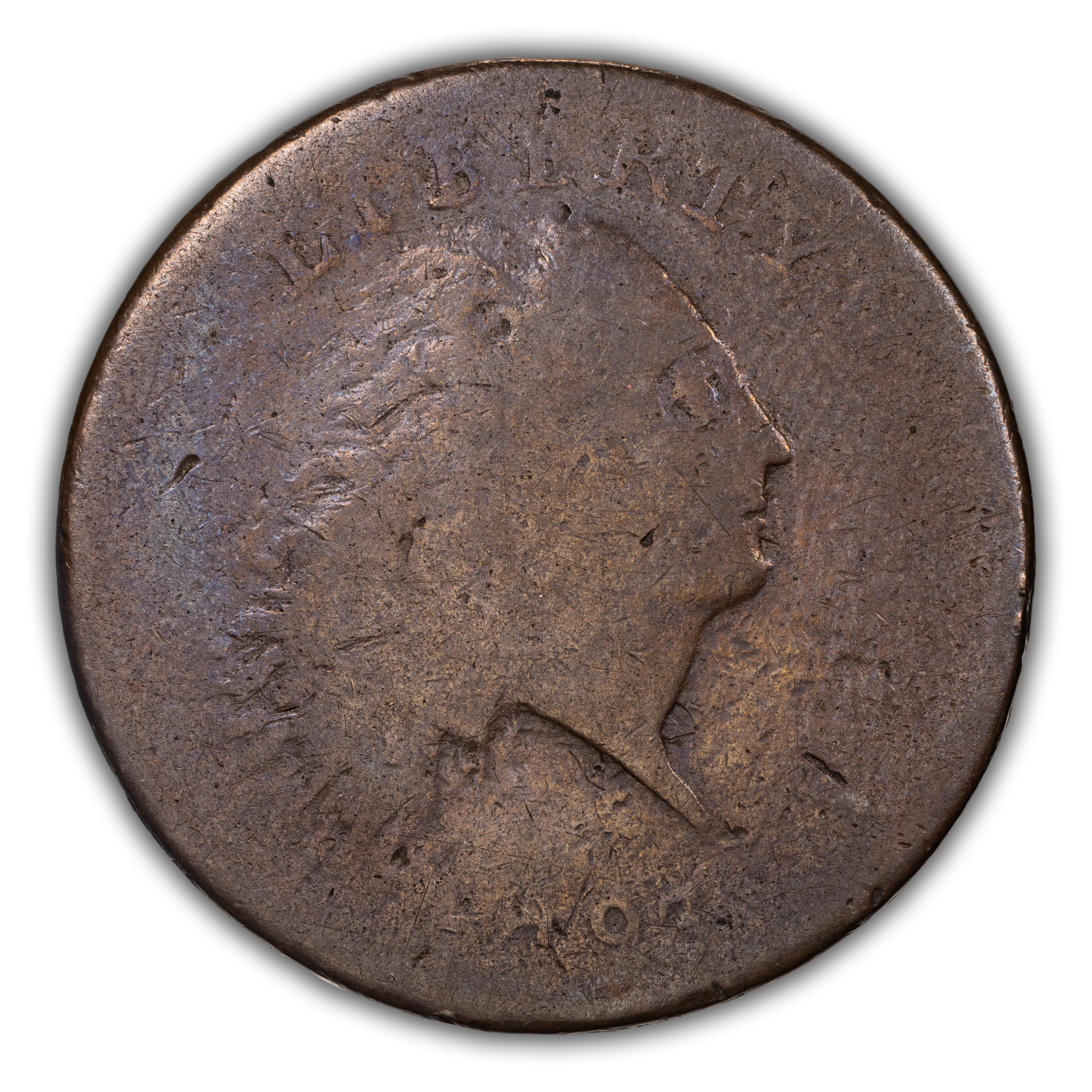 1793 1c Chain, AMERICA, S-3 MS BN