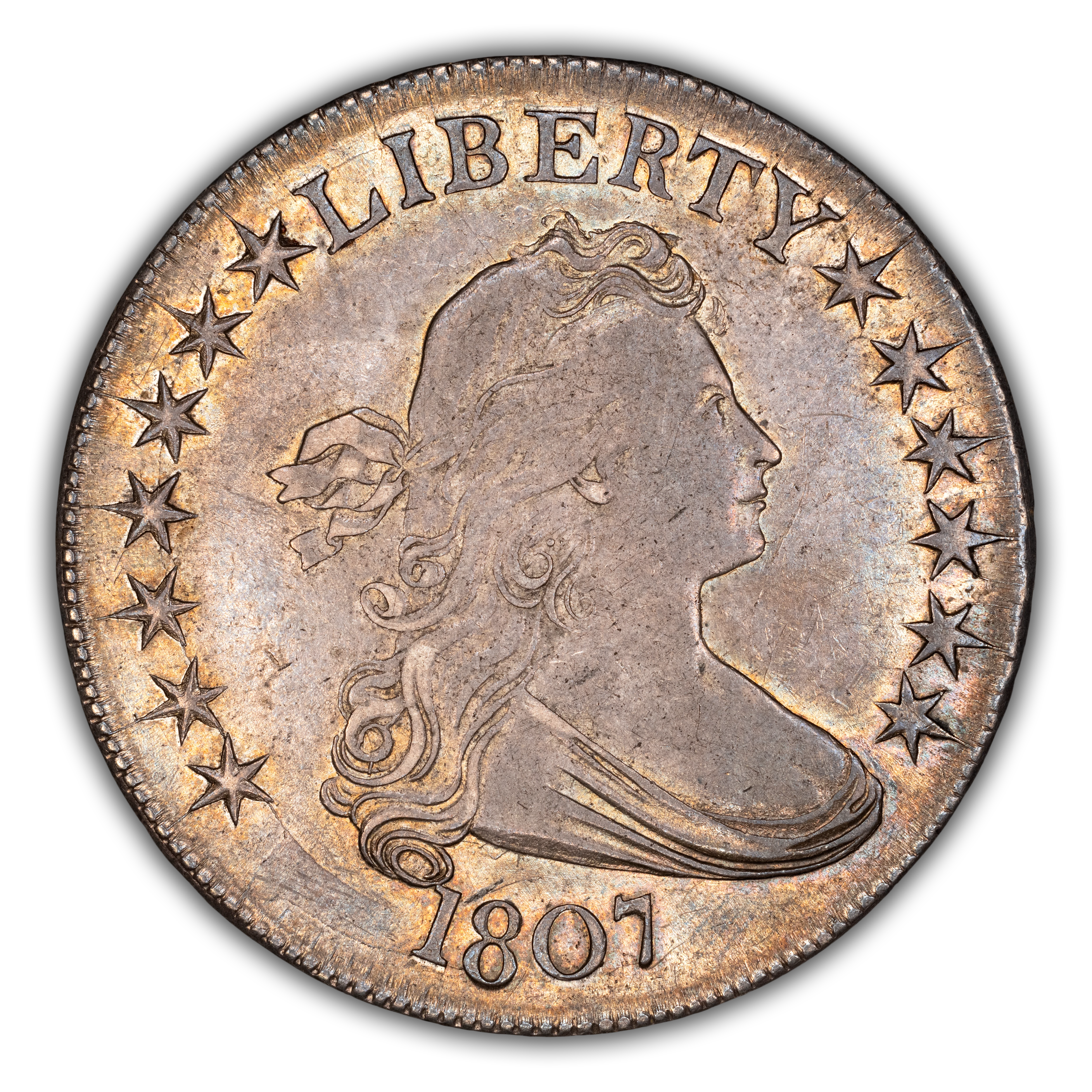 1807 50c Draped Bust, O-106 MS