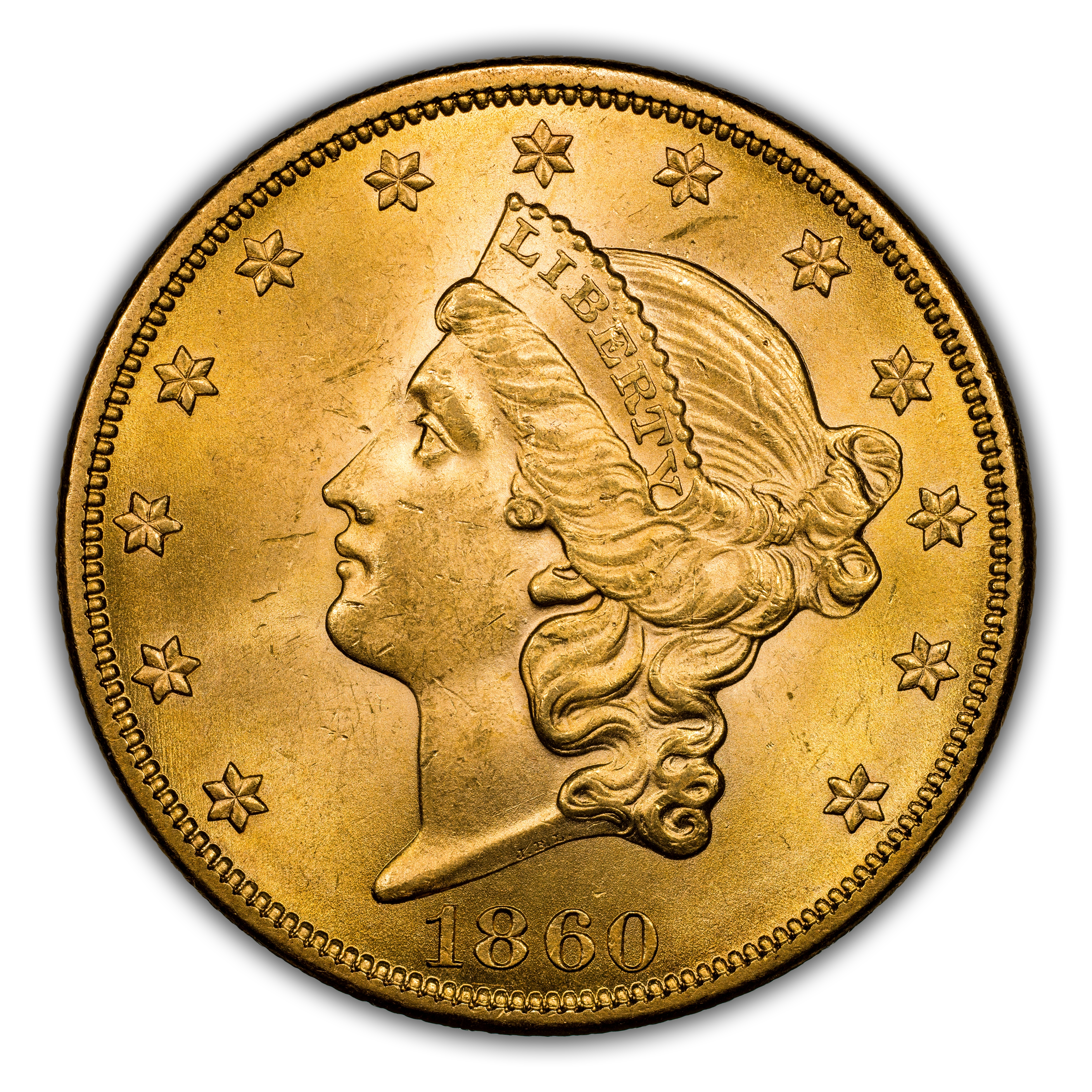 1860 $20 MS