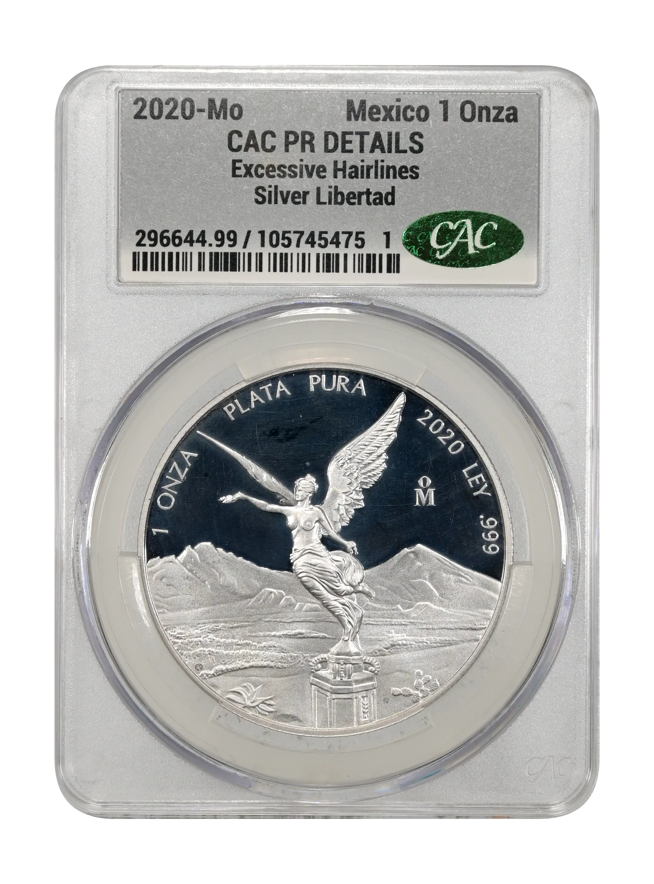 希少 2020年 1オンス 純銀メダル天使 メキシコ造幣局発行品 Mexico 2020 Silver 1 Onza Libertad, Proof Coin Values & Prices