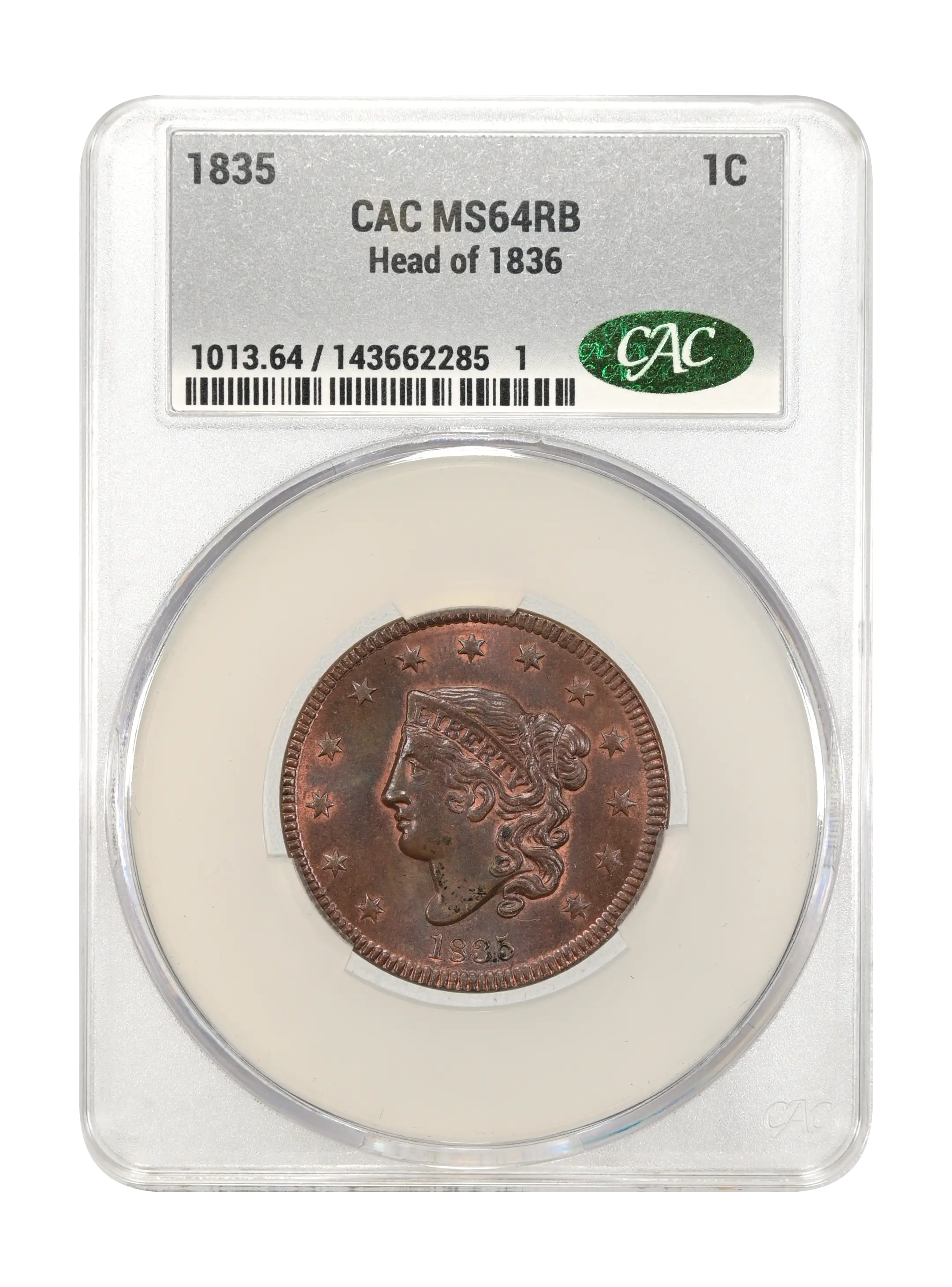 1835 1c Head of 1836 MS RD thumbnail 5