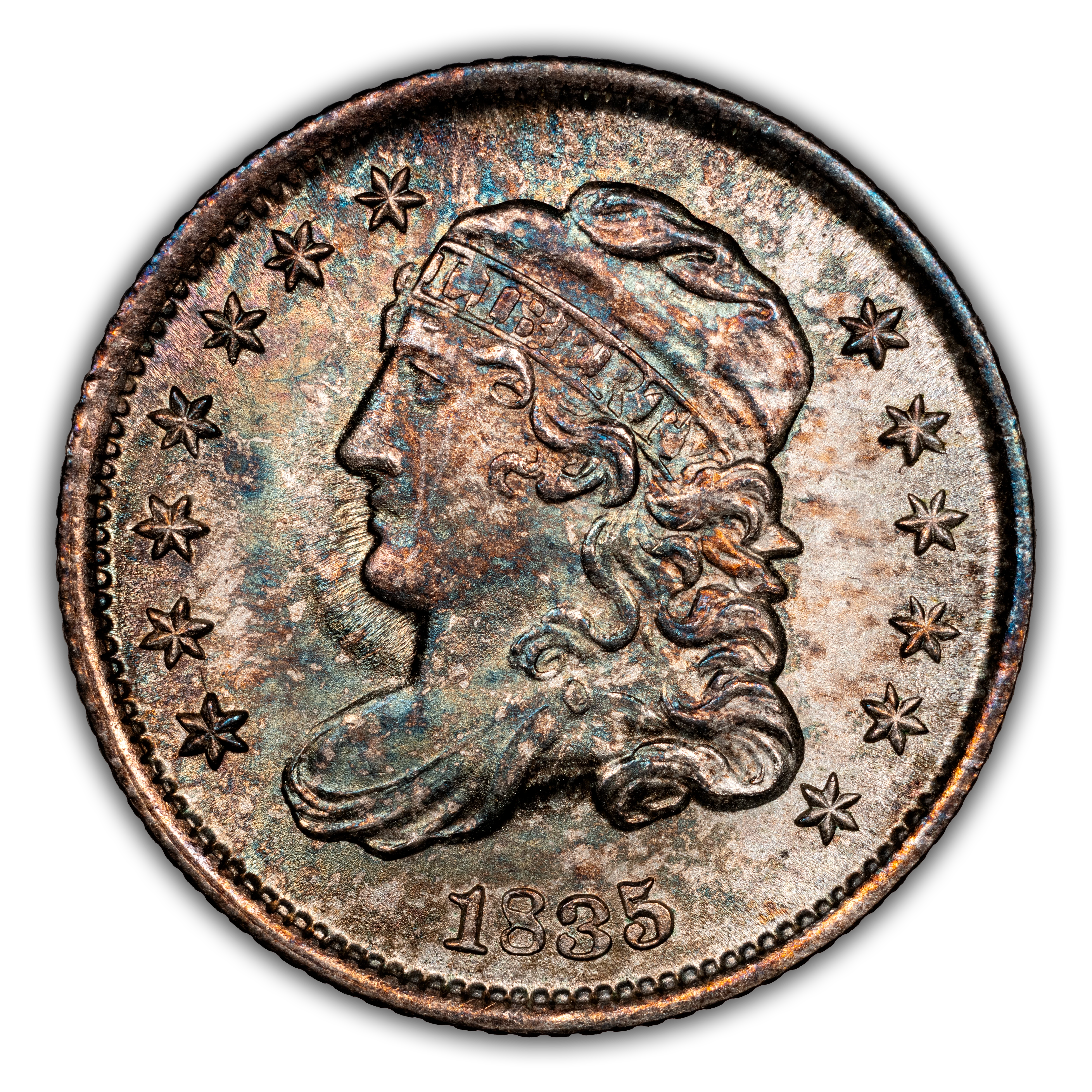 1835 H10c Small Date, Small 5c, LM-10 MS thumbnail 2