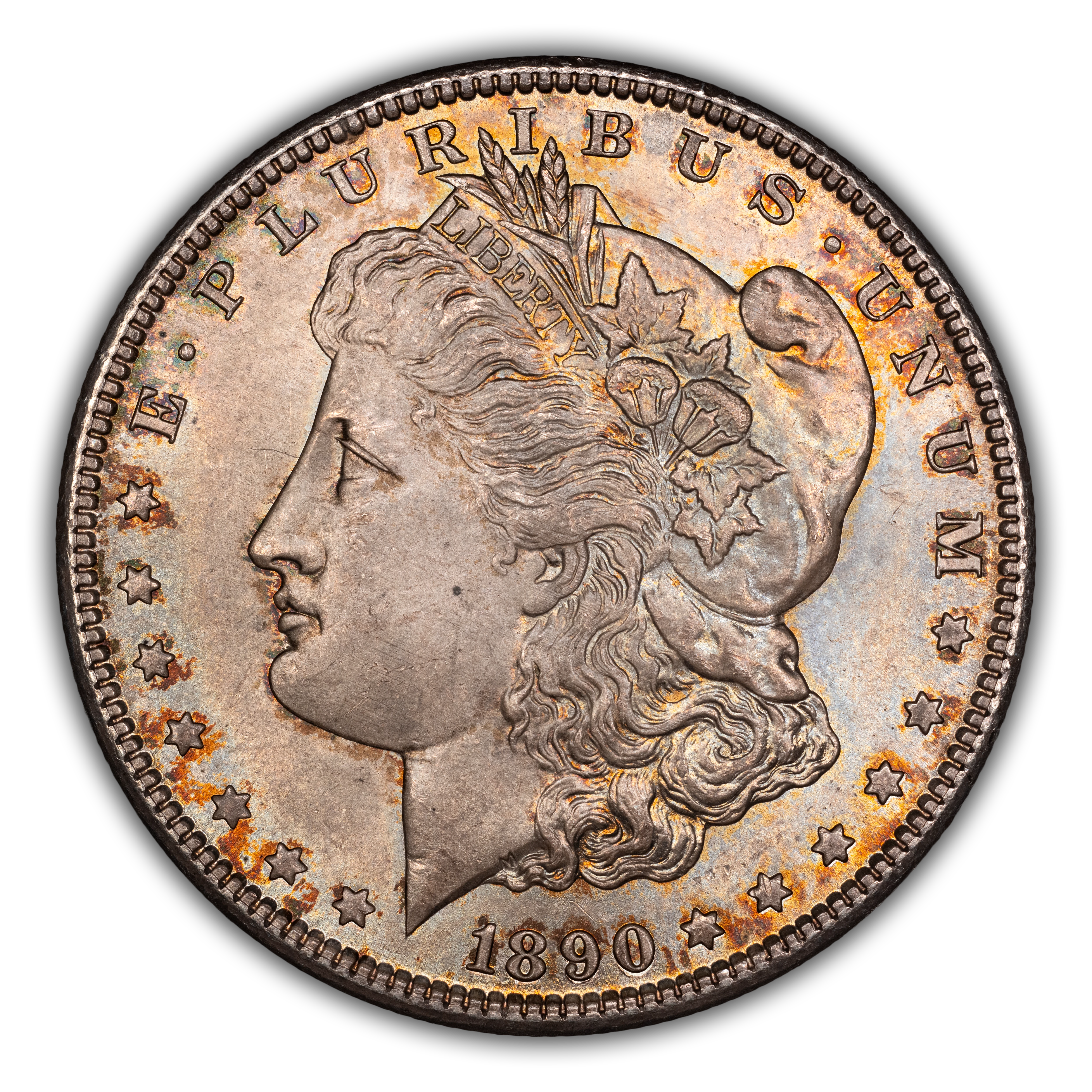 1890-CC $1  Normal Die, VAM-1 MS thumbnail 2