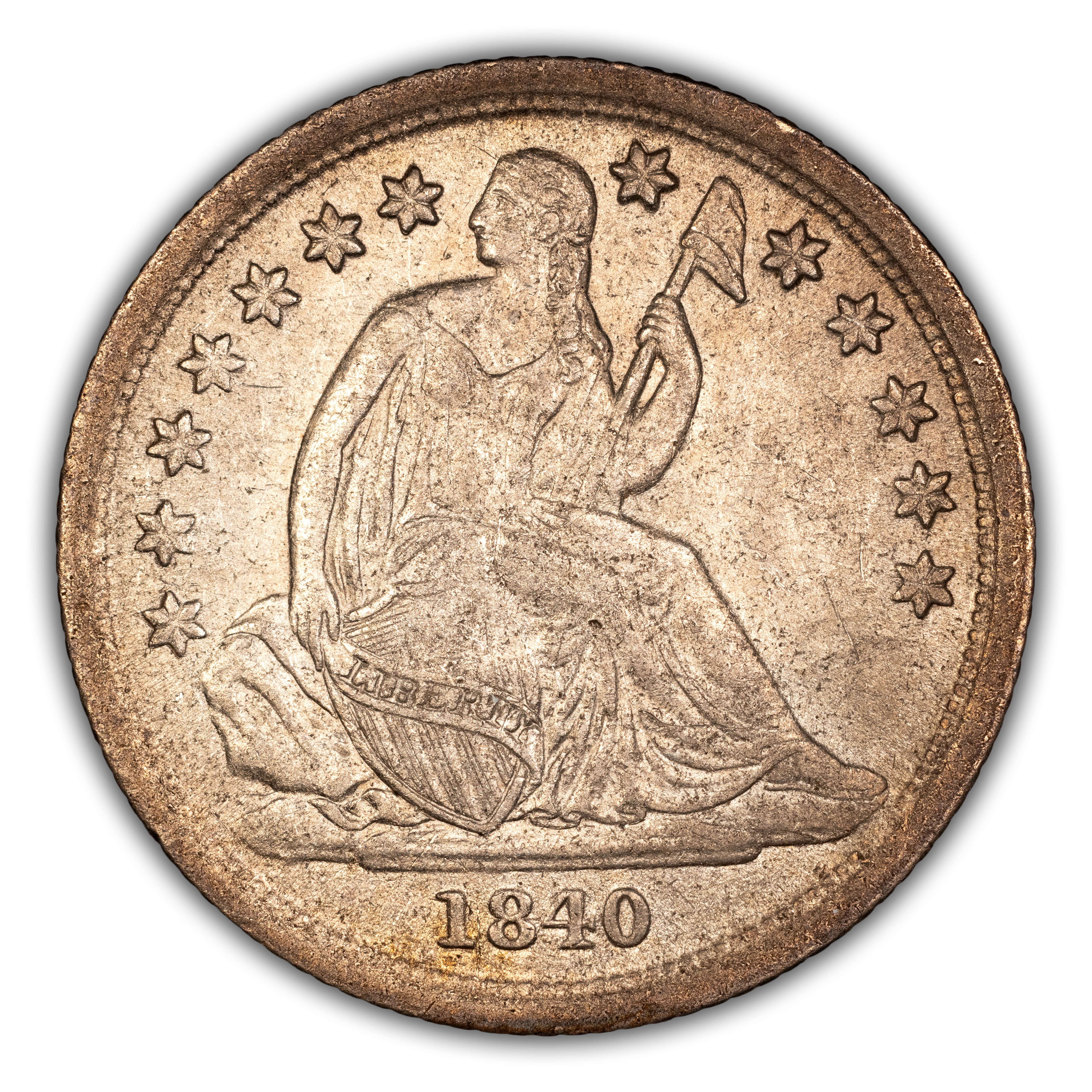 1840-O 10c No Drapery MS thumbnail 2